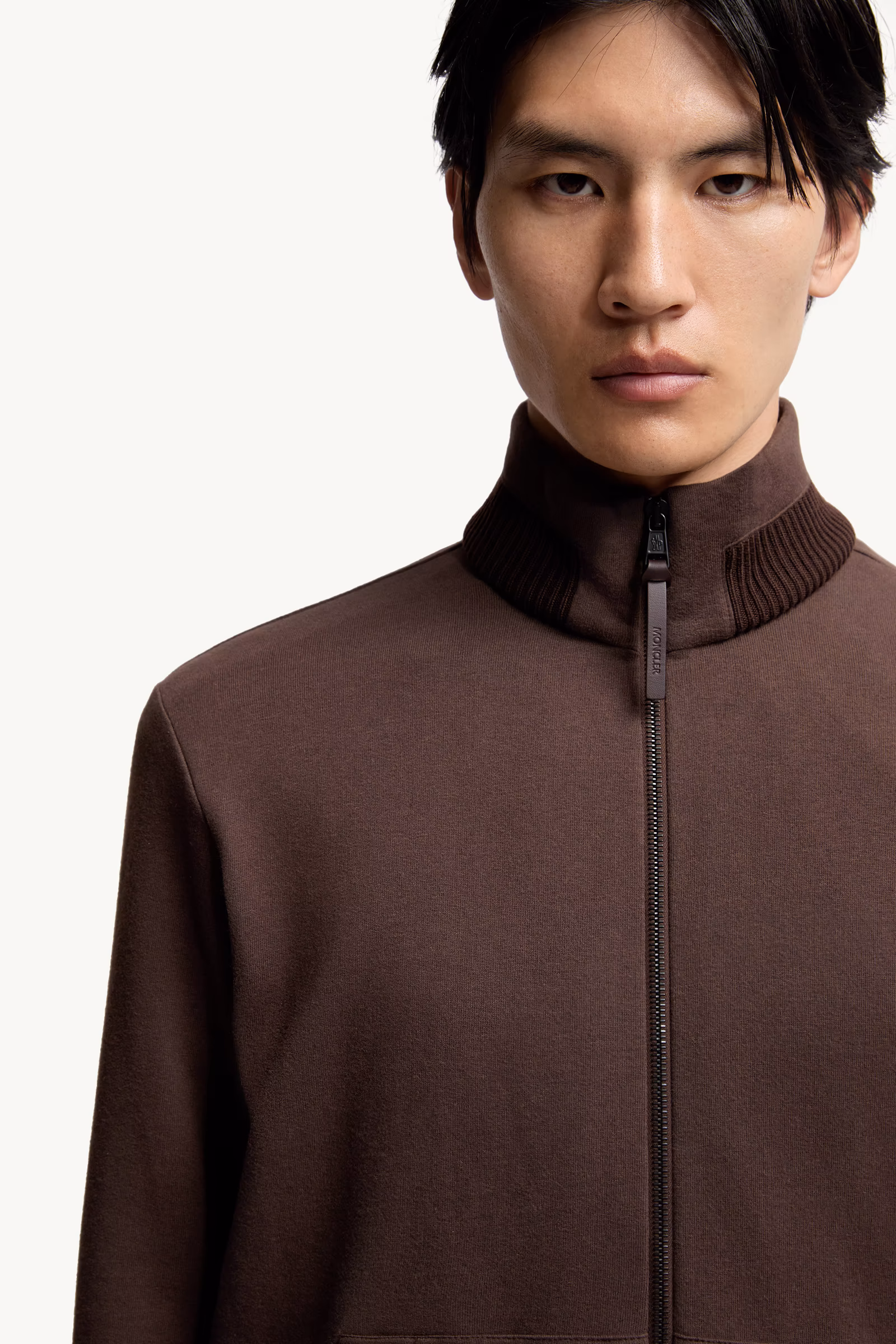 Cotton & Cashmere Zip-Up Sweatshirt