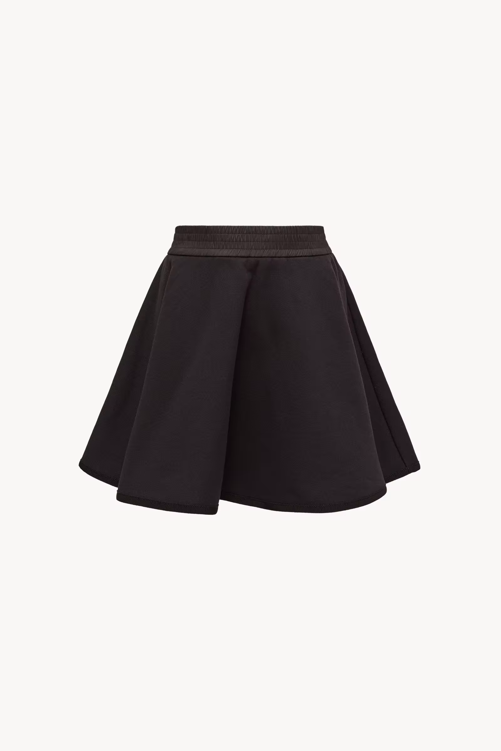 Flared Cotton Mini Skirt