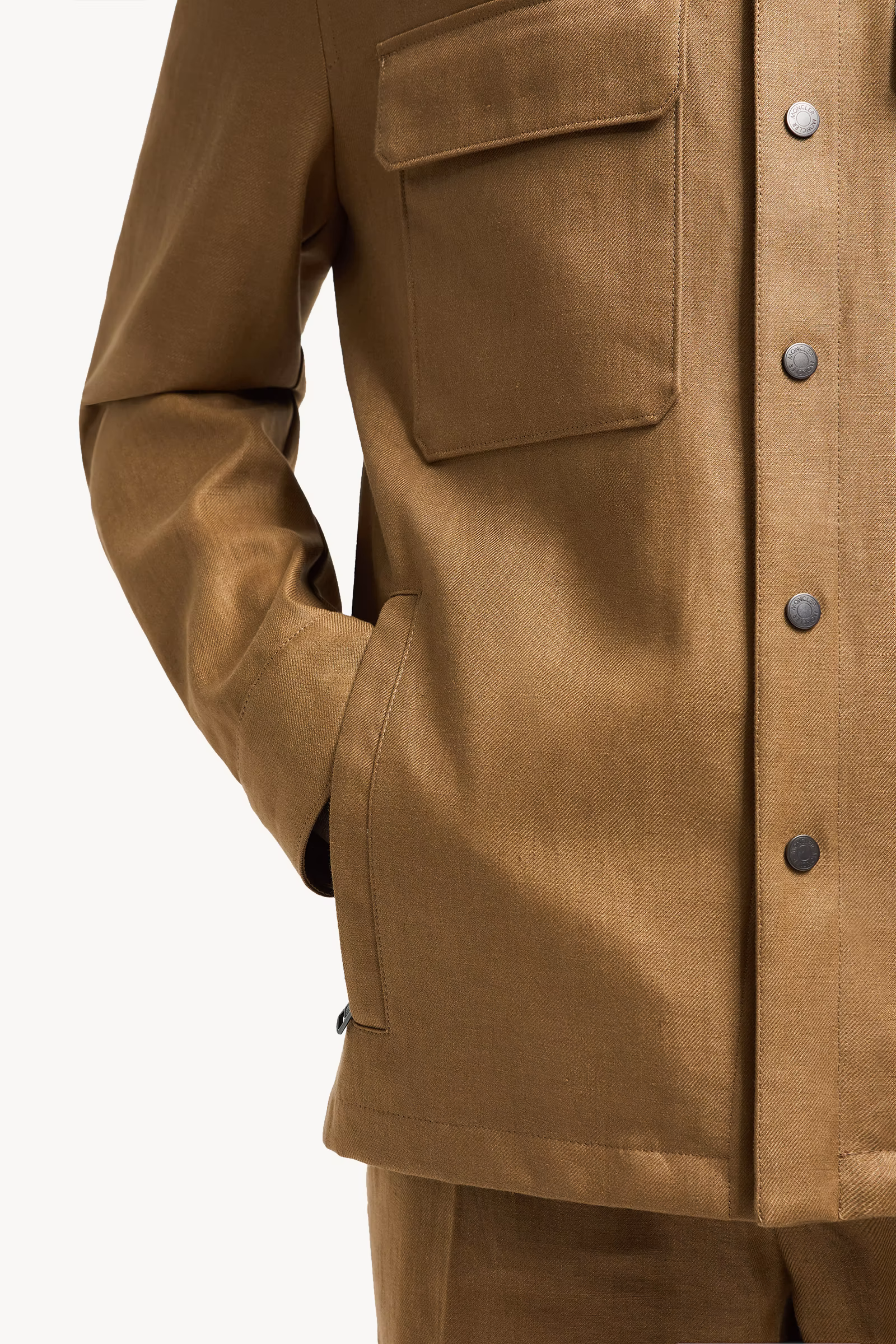 Callaqui Linen Shirt Jacket