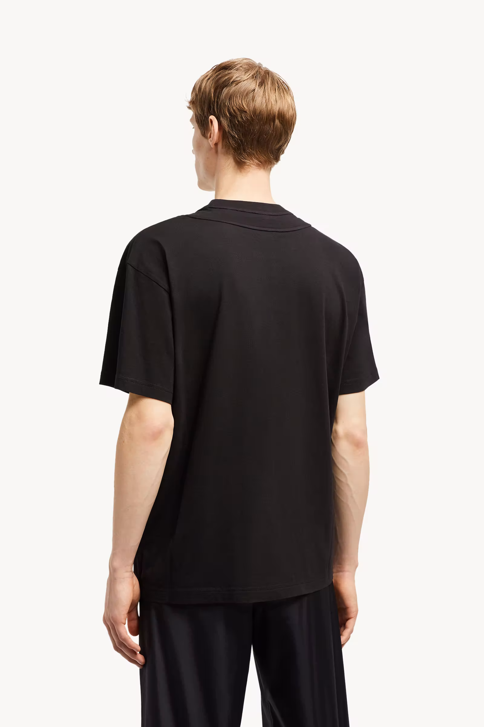 Double Collar Cotton T-Shirt