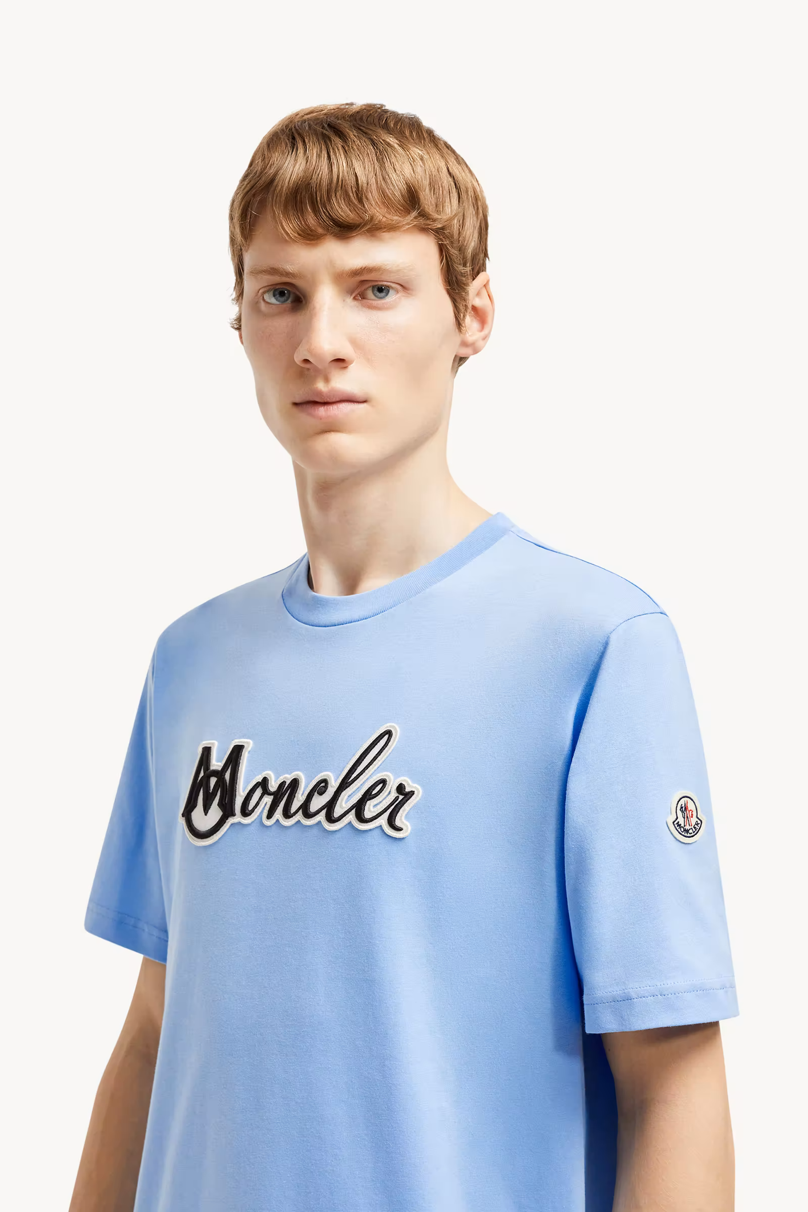 Embroidered Varsity Logo Cotton T-shirt