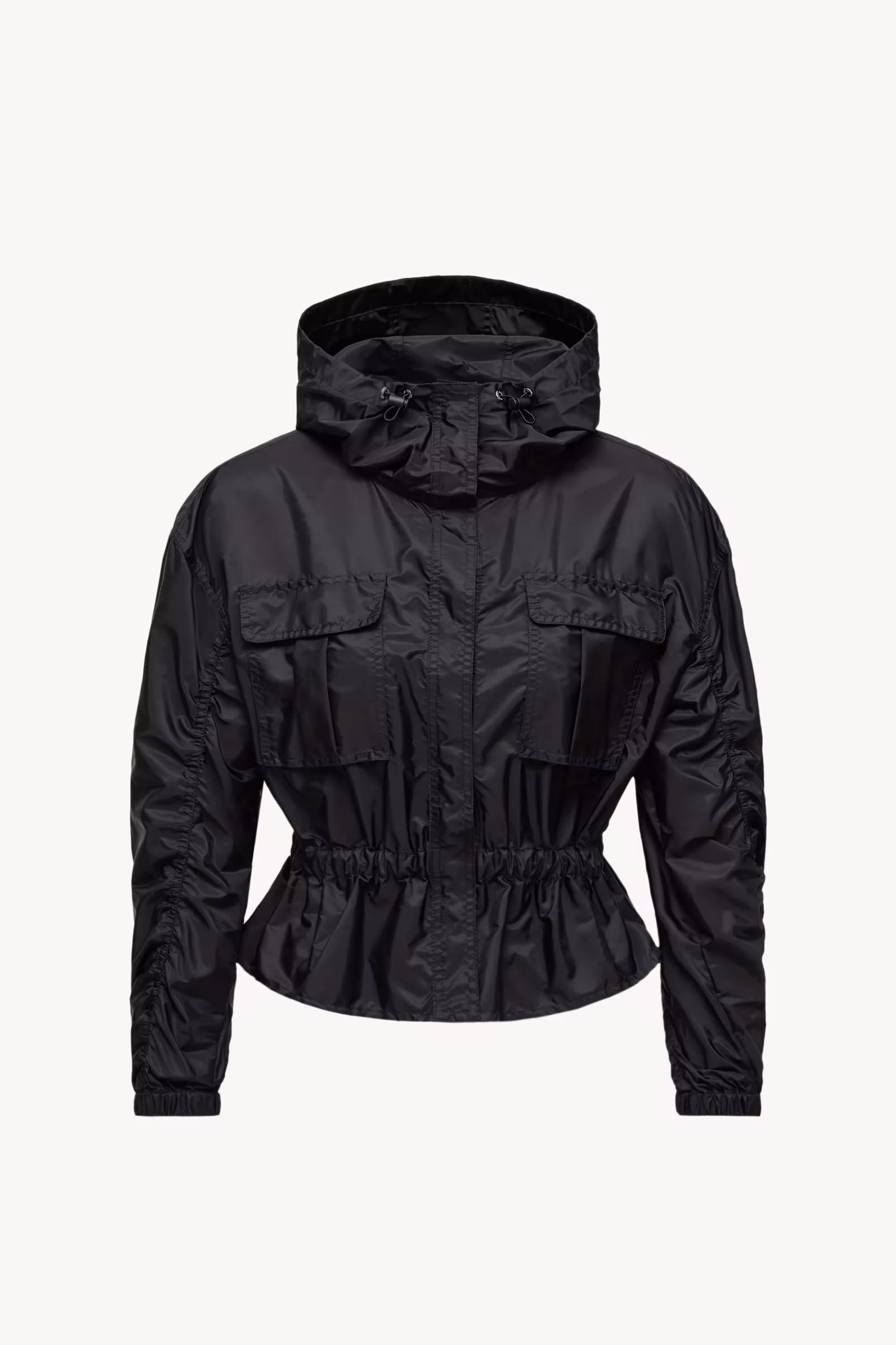 Curton Hooded Peplum Jacket