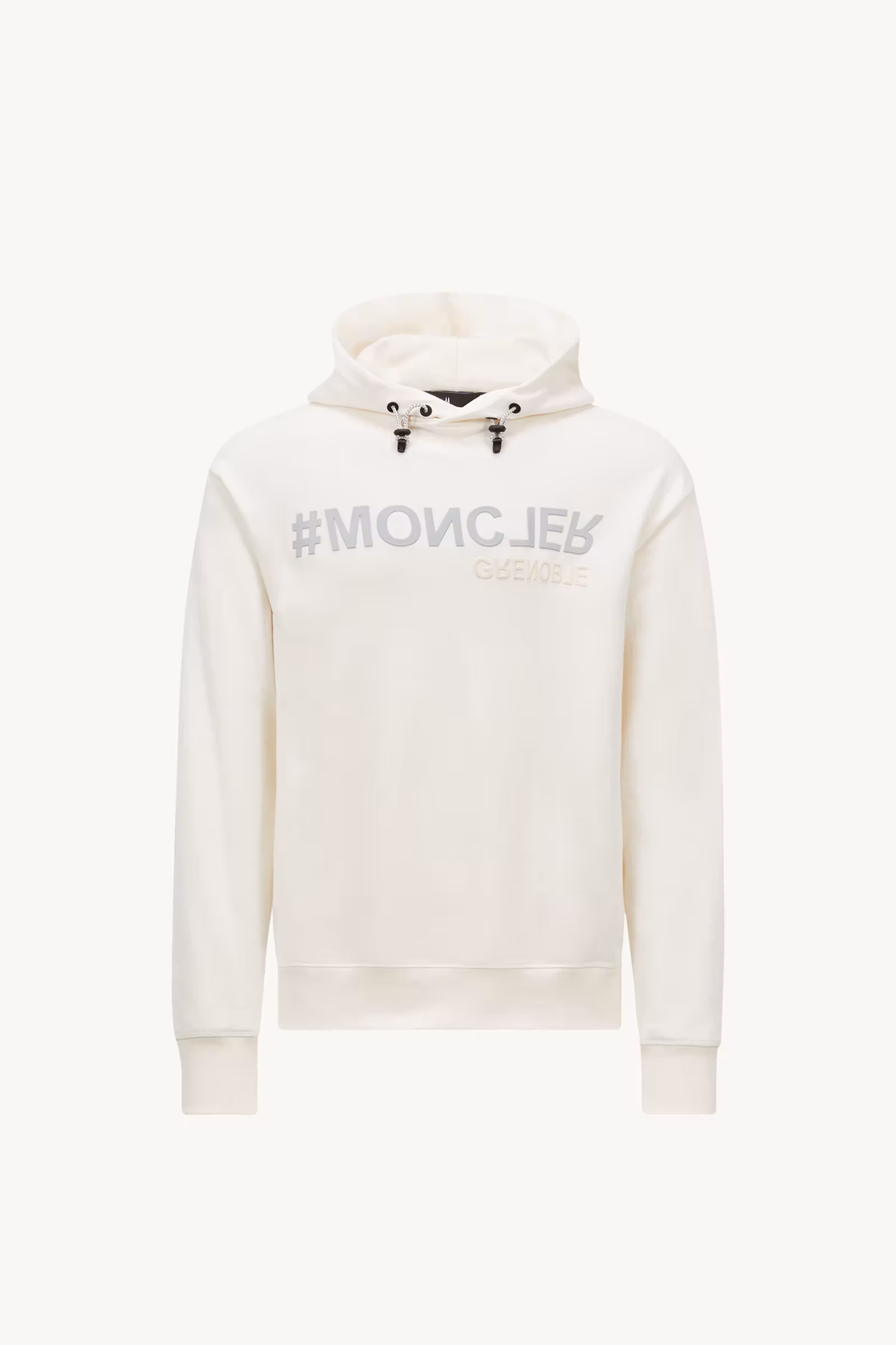 Mirrored Logo Cotton Hoodie