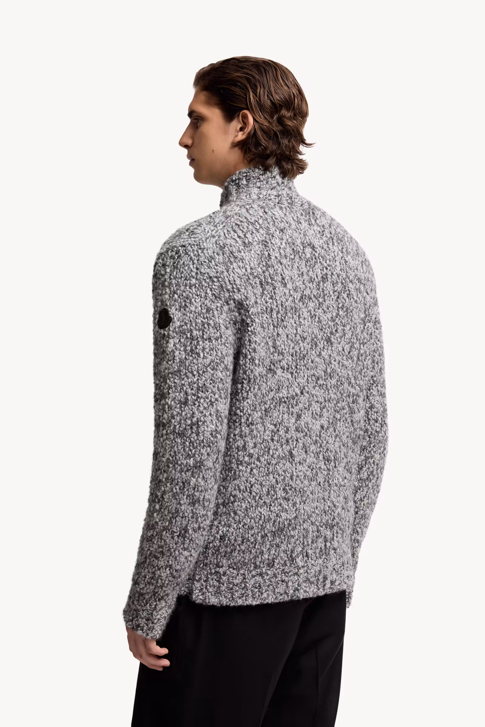 Wool & Alpaca Zip-Up Cardigan