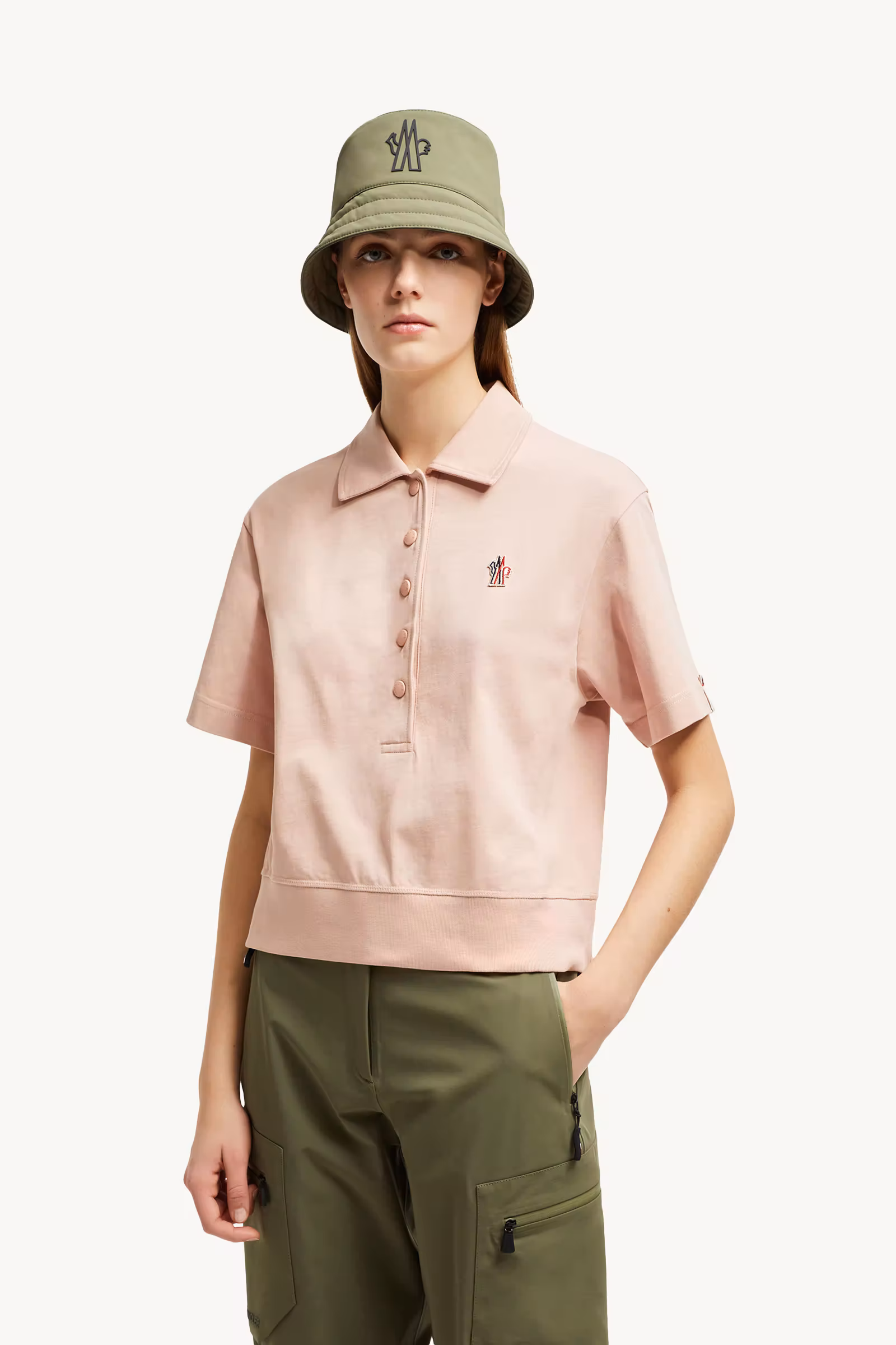 Logo Patch Cotton Polo Shirt