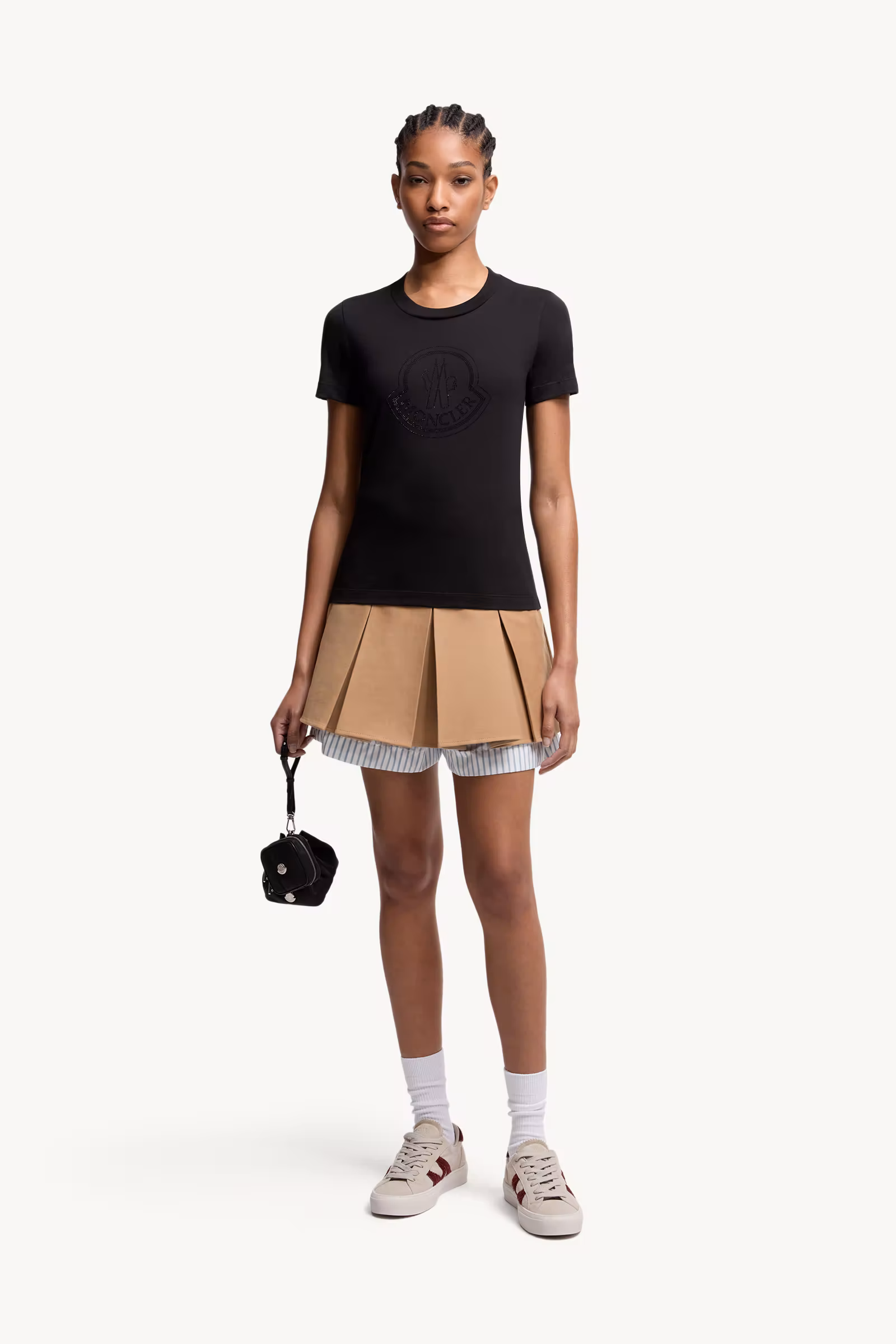 Crystal Logo Cotton T-Shirt