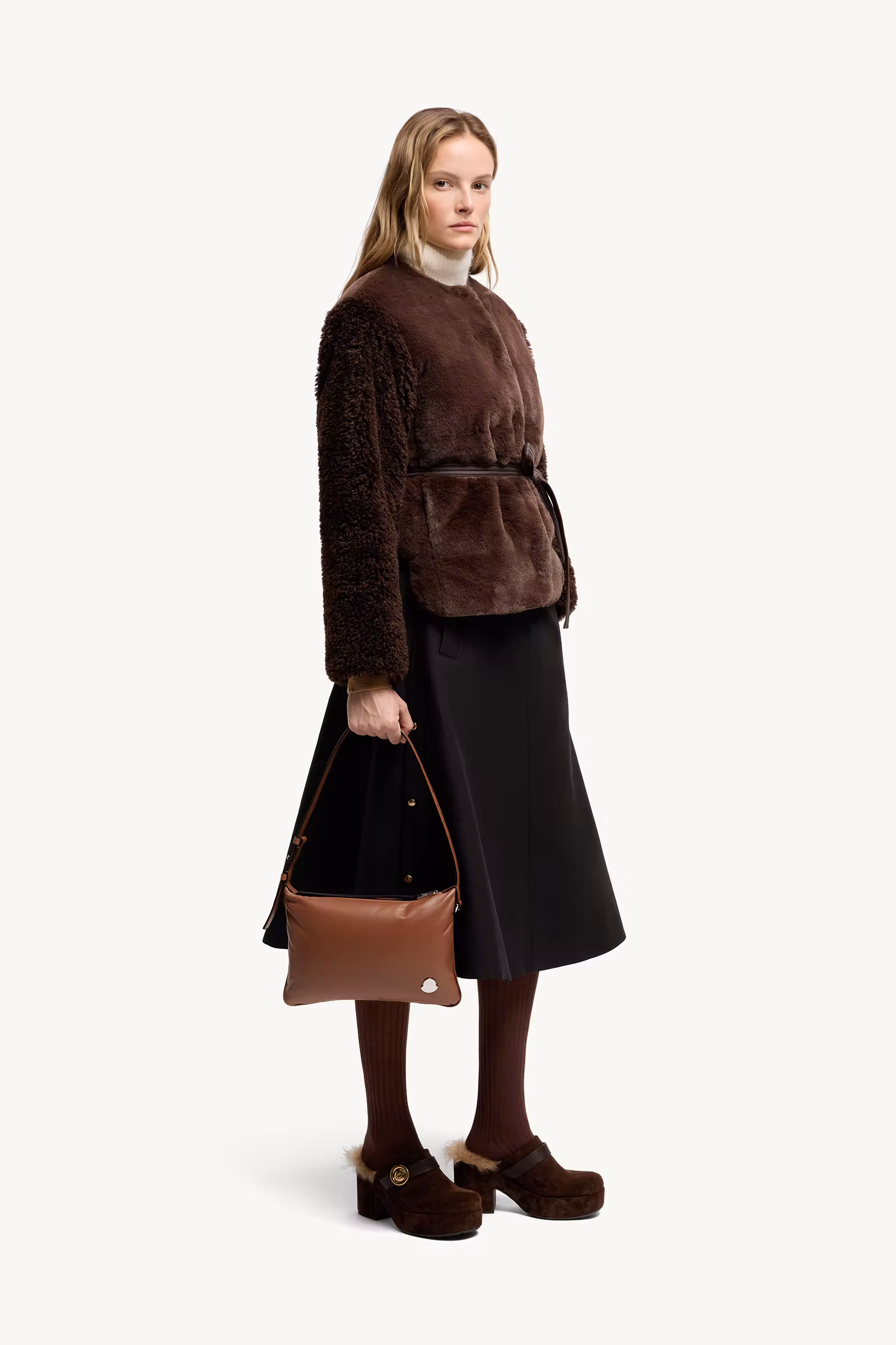 Vetta Nappa Leather Shoulder Bag