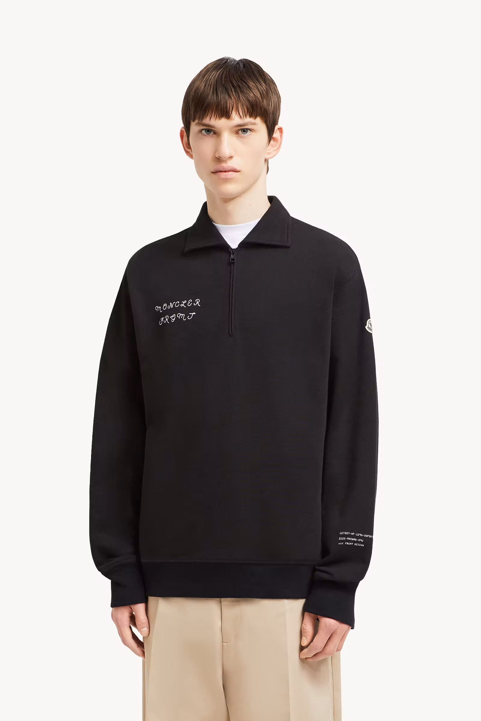 Moncler x FRGMT Zip-Up Cotton Sweatshirt