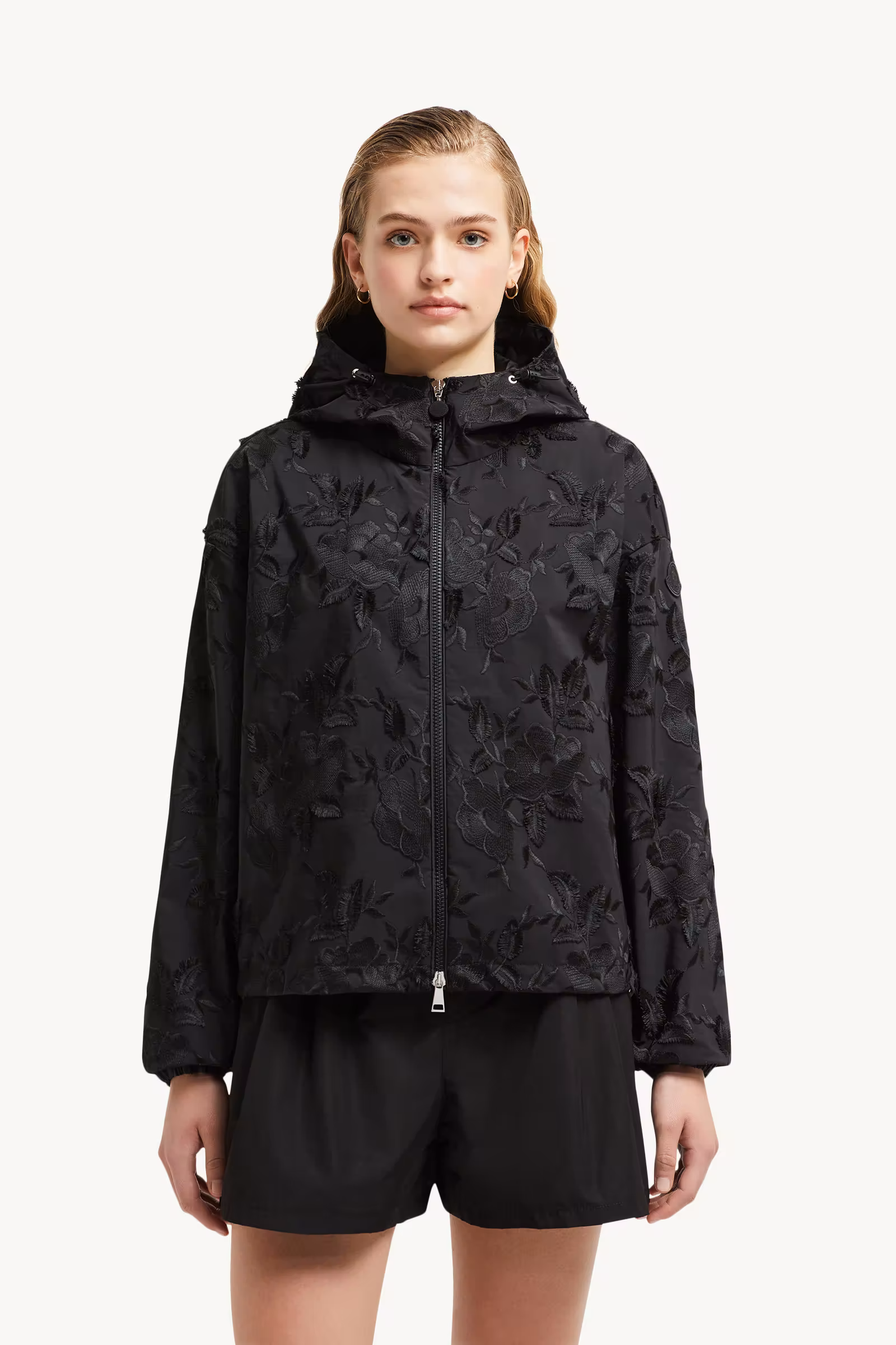 Charmeil Textured Hooded Jacket