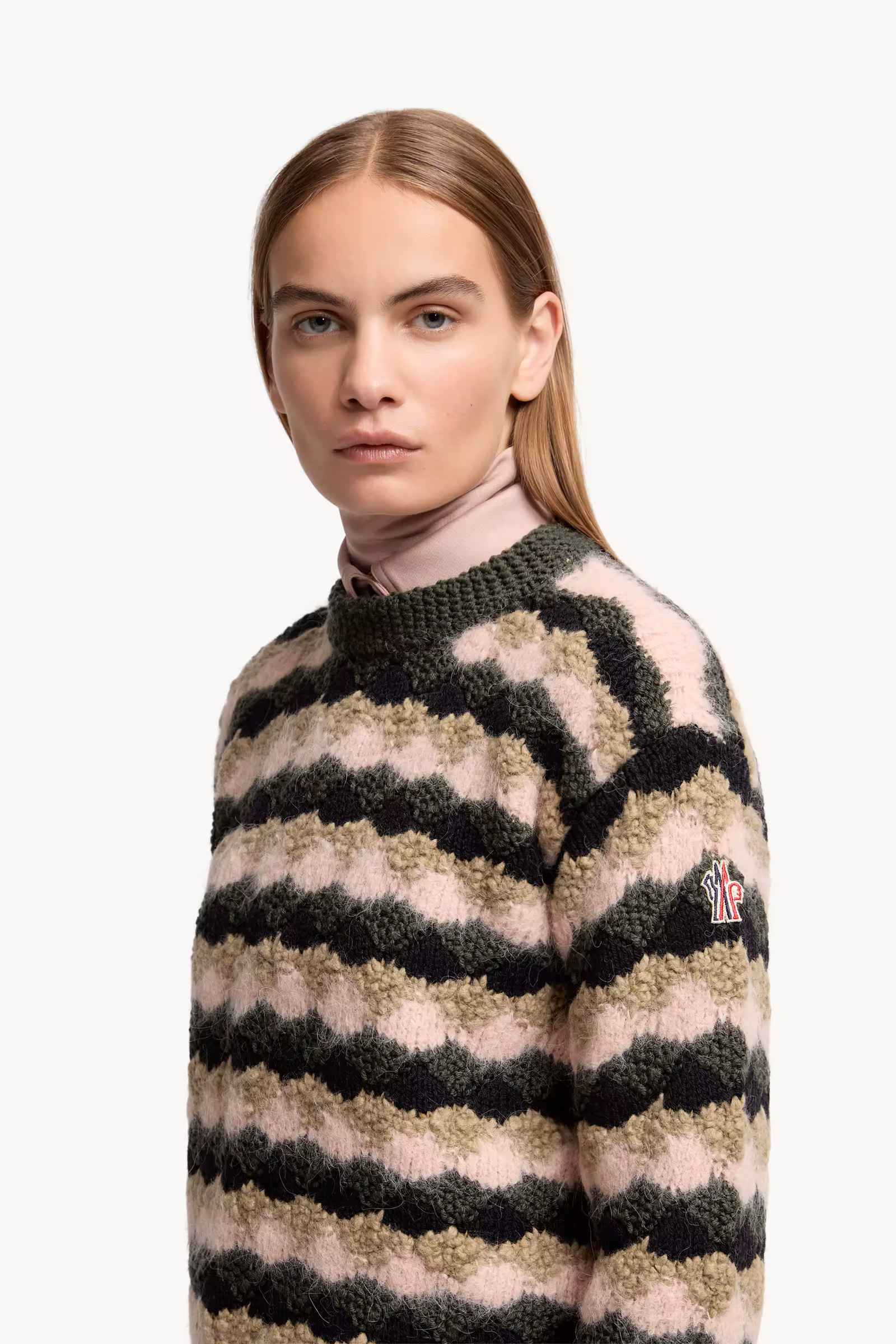 Wool & Alpaca Blend Striped Sweater