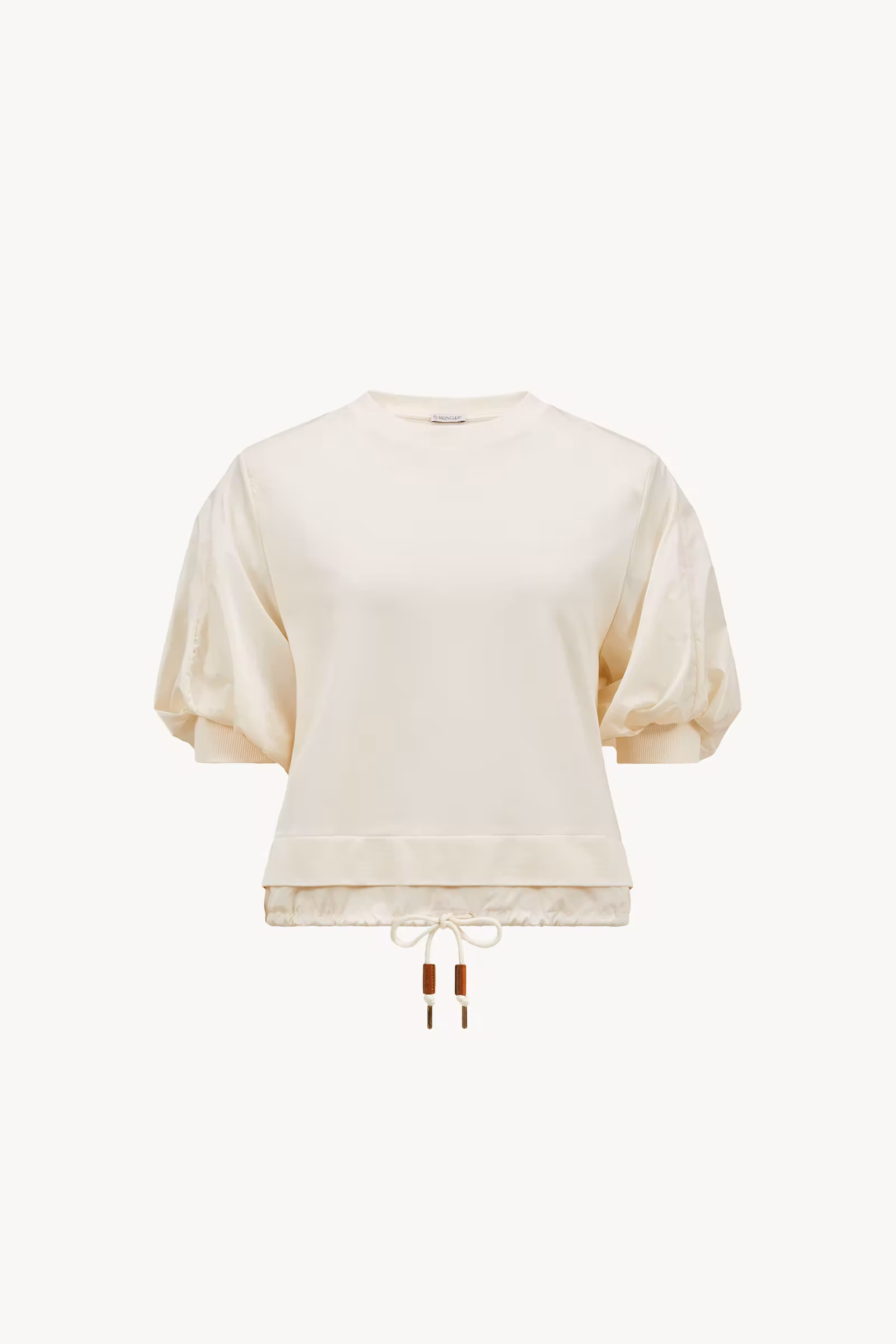 Puff Sleeve Cotton T-Shirt