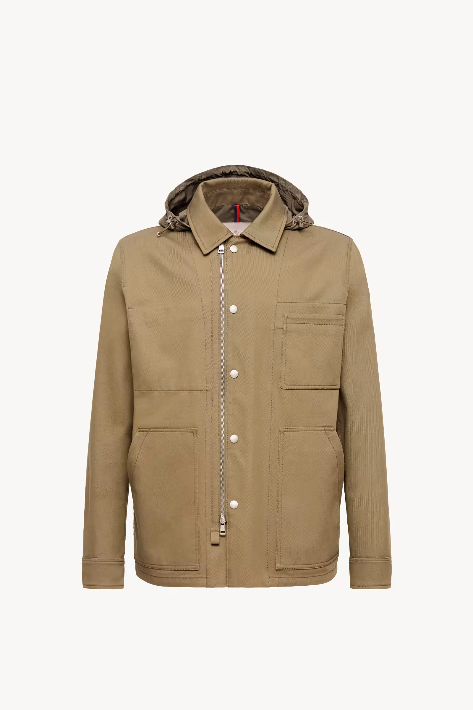Guerledan Hooded Cotton Shirt Jacket
