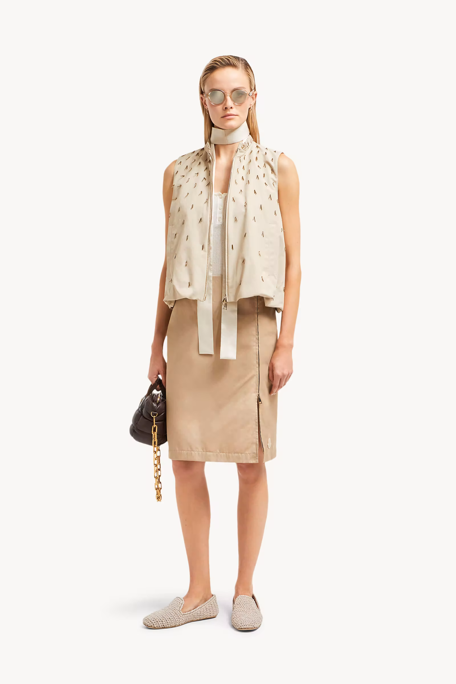 Gruilly Beaded Cotton Vest