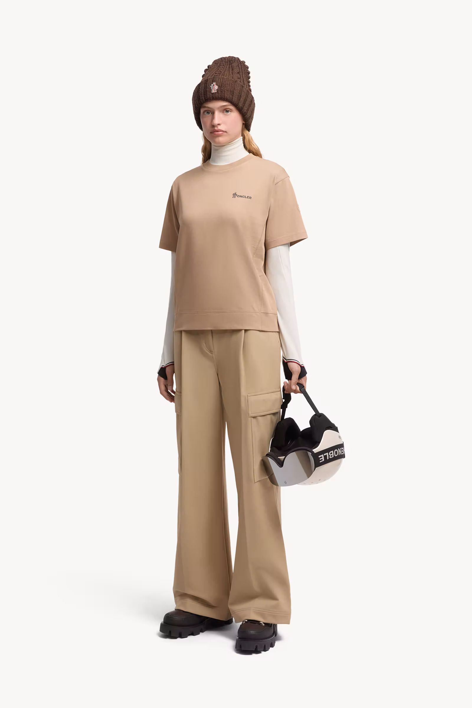 Embossed Logo Cotton T-Shirt