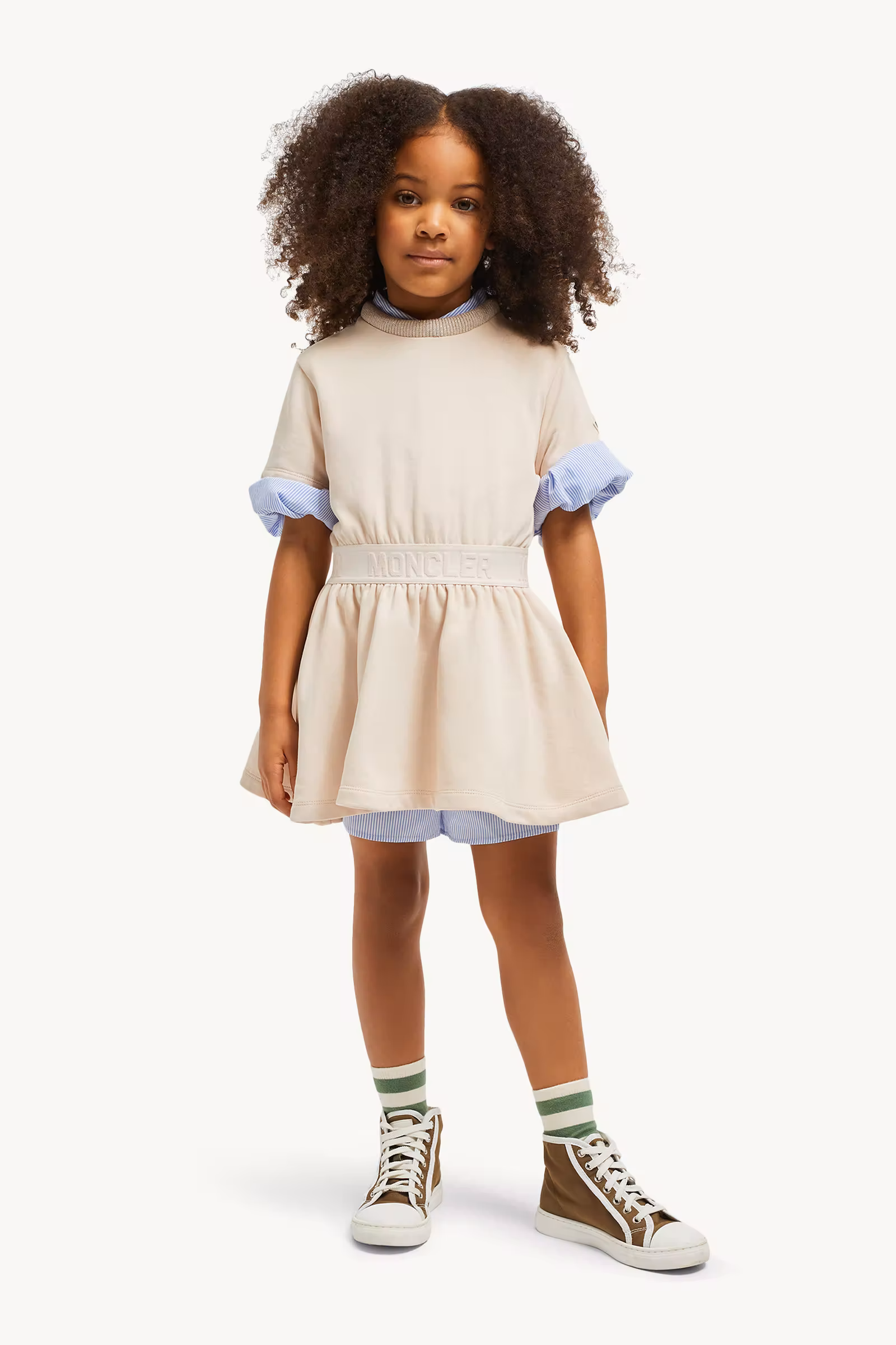 Logo-Trimmed Cotton Dress