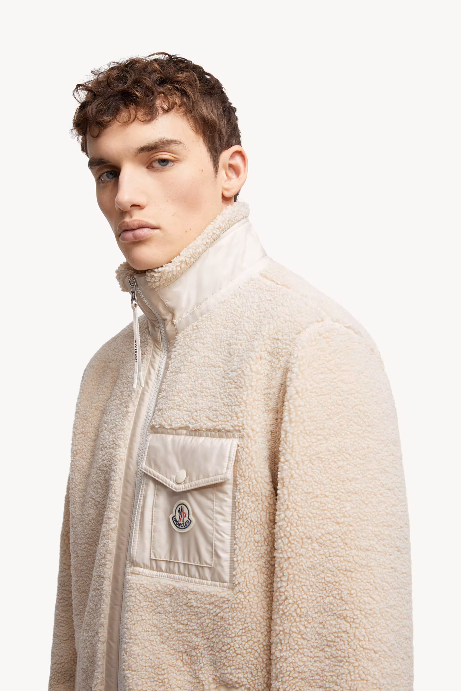 Teddy Zip-Up Sweatshirt with Pocket