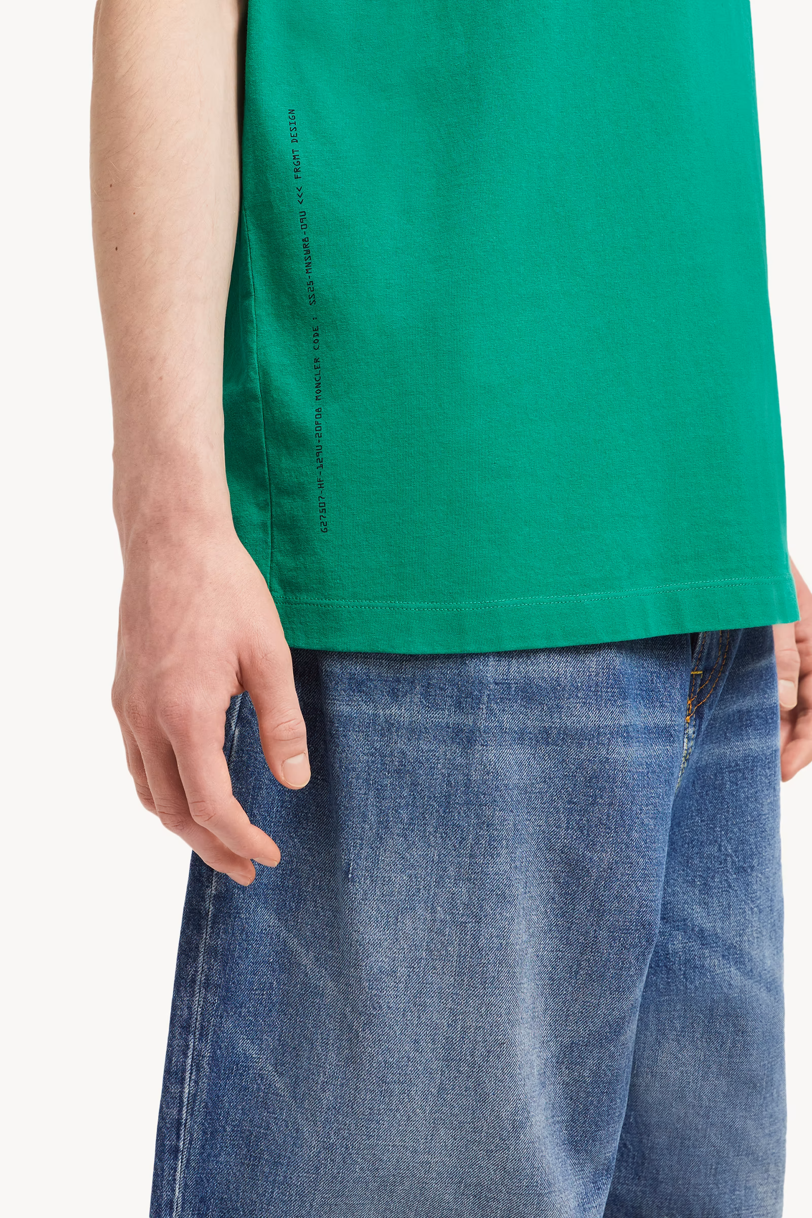 Moncler x FRGMT Maxi Logo Cotton T-Shirt