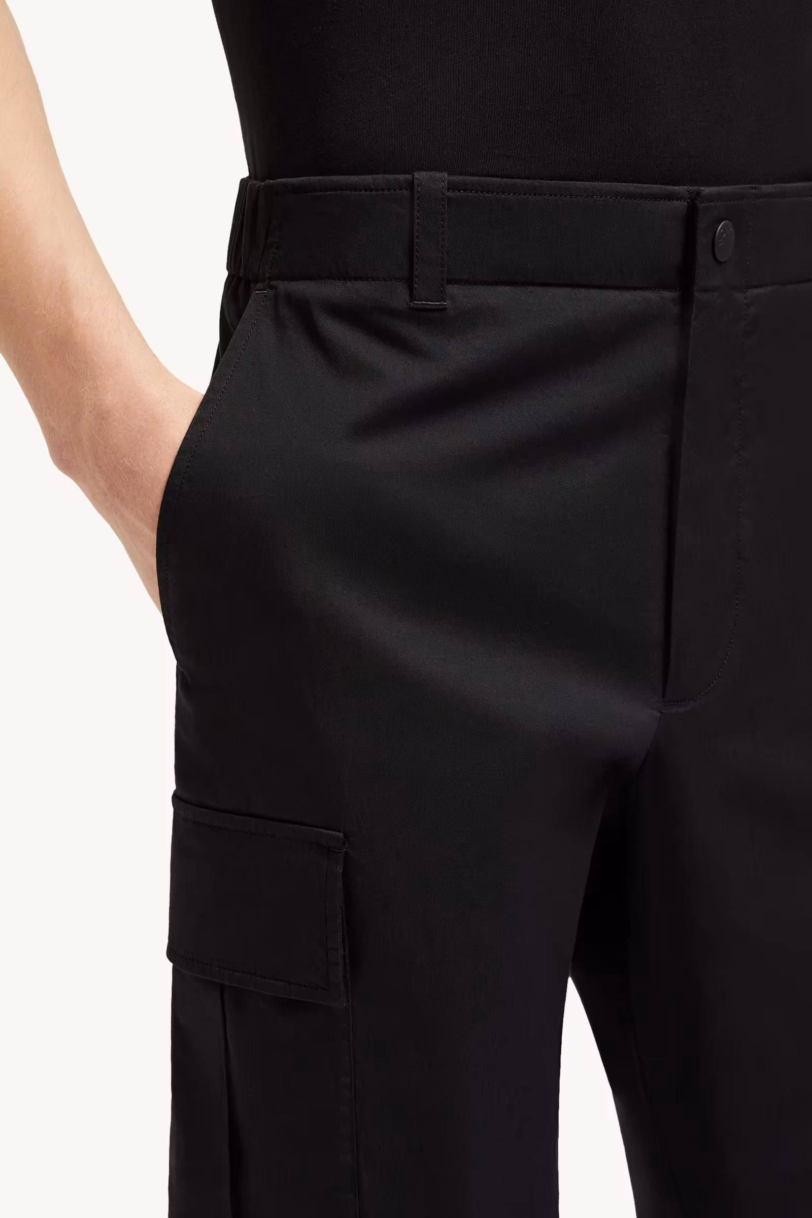 Cotton Gabardine Cargo Pants