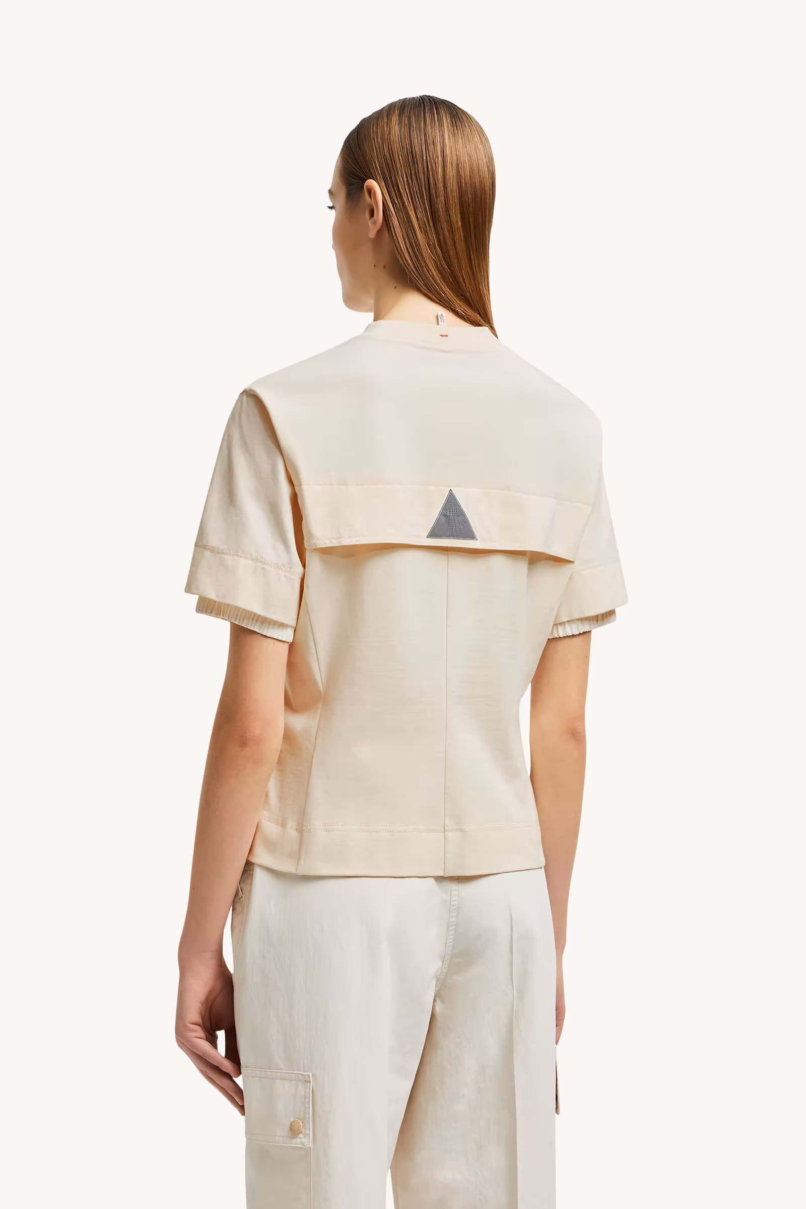 Logo Patch Cotton T-Shirt