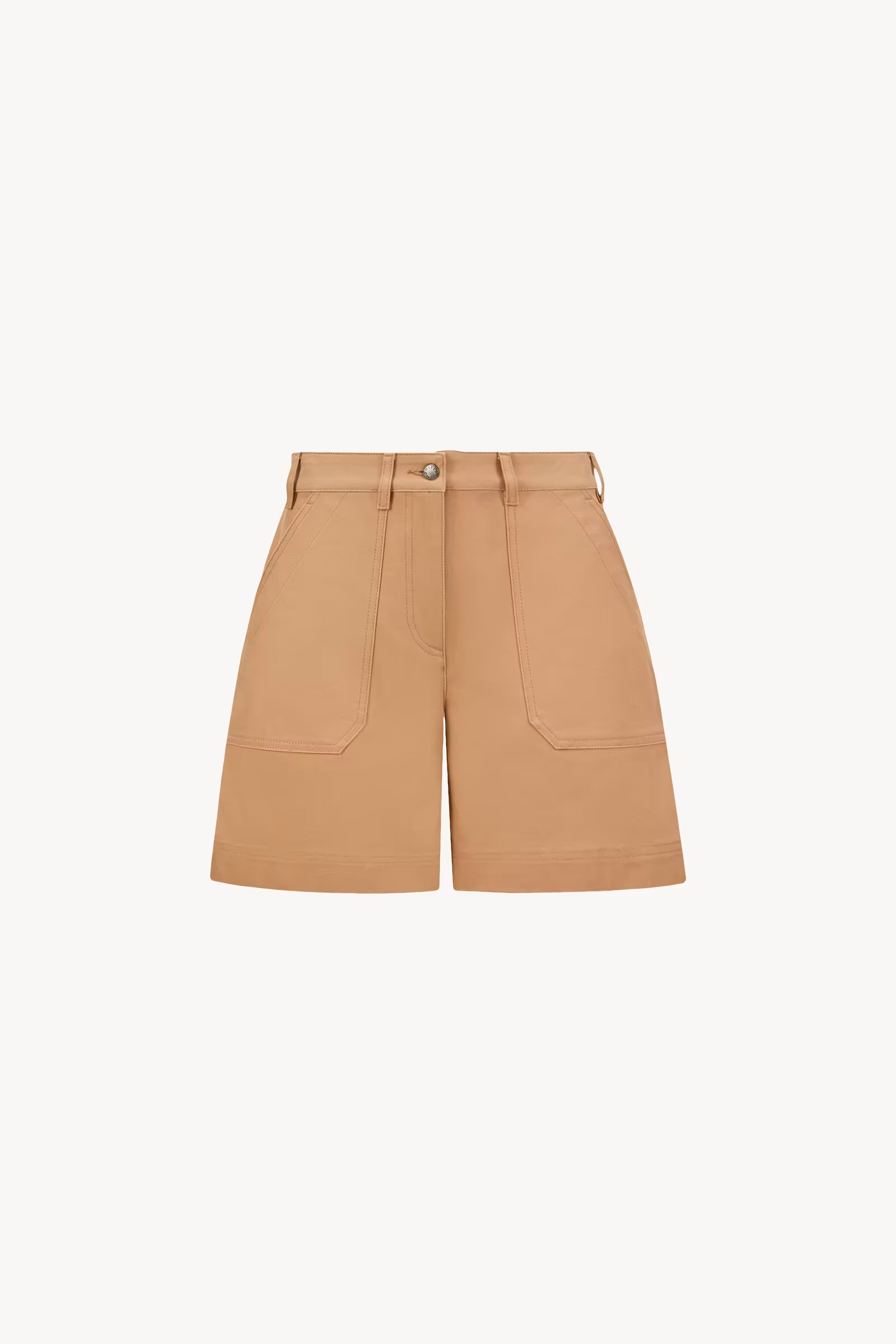Cotton Gabardine Bermuda Shorts