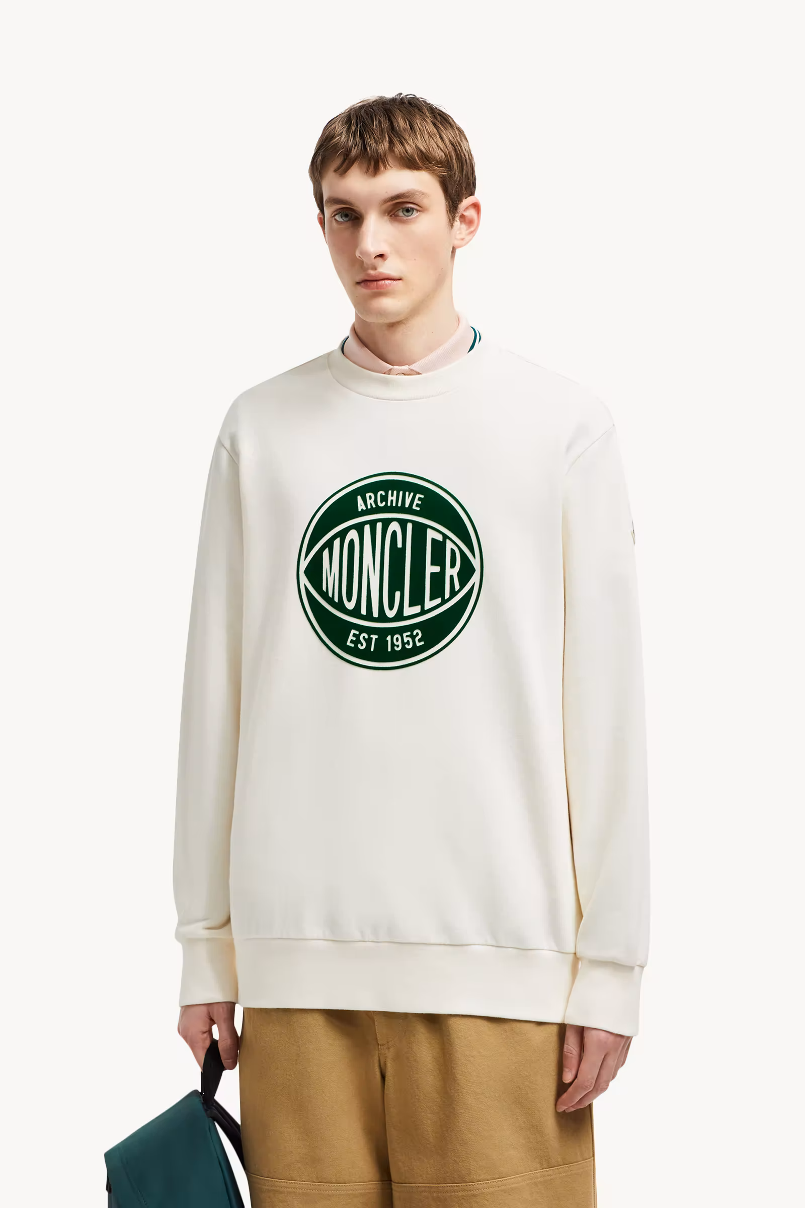 Basketball Logo Cotton Sweatshirt