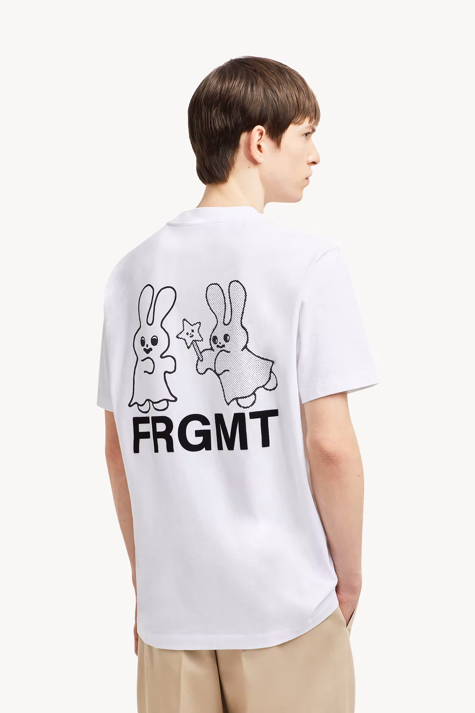 Moncler x FRGMT Cartoon Logo Cotton T-Shirt