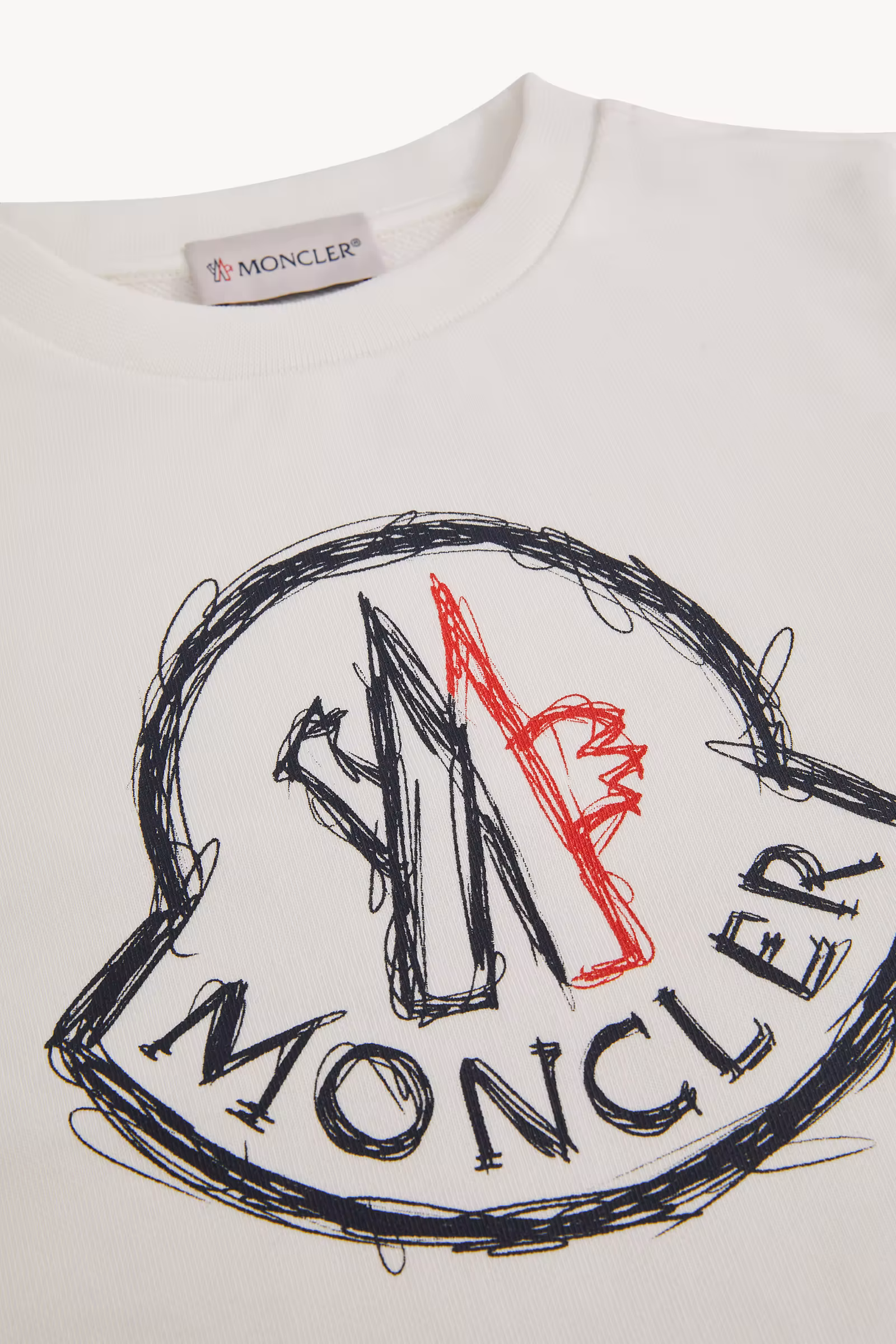 Scribble Logo Cotton Sweatshirt