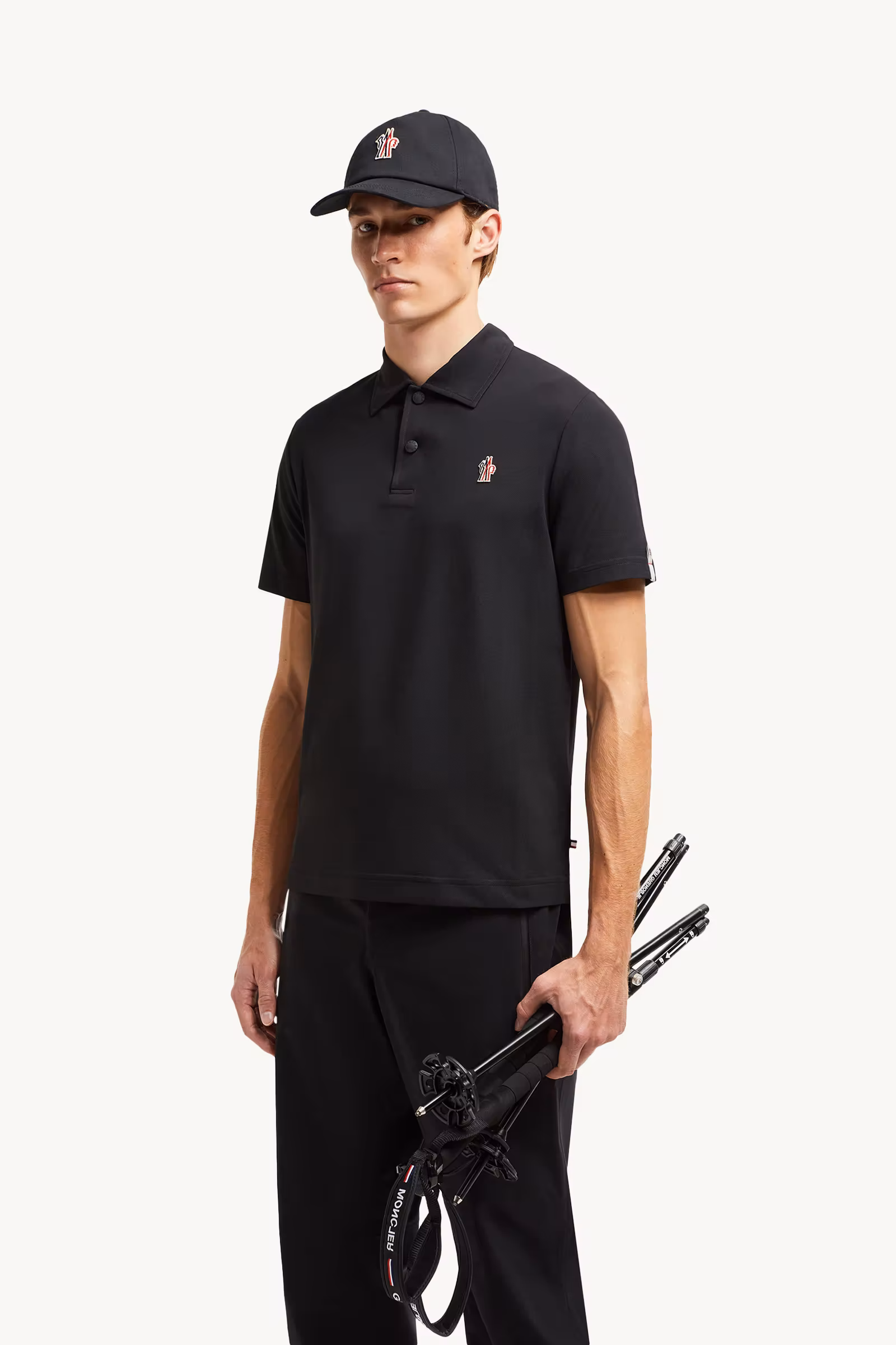 Logo Patch Polo Shirt