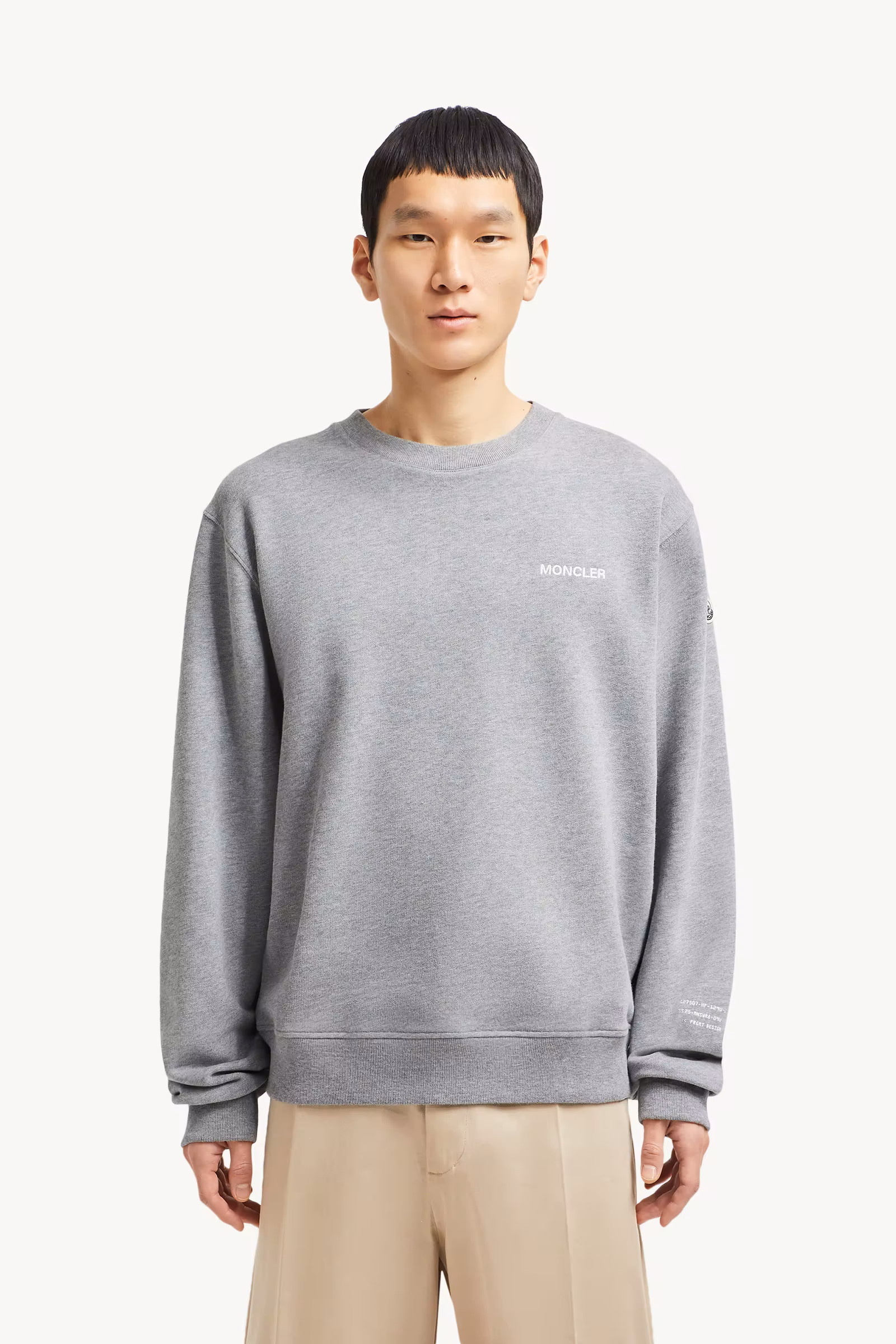 Moncler x FRGMT Maxi Logo Cotton Sweatshirt