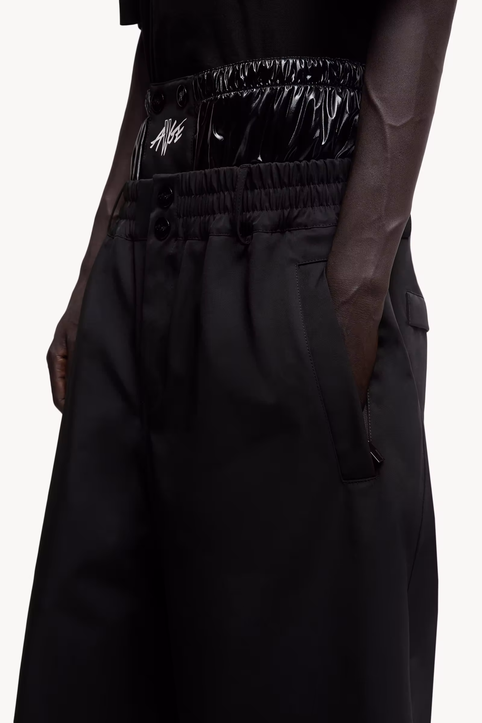 Moncler x A$AP Rocky Logo Print Shorts