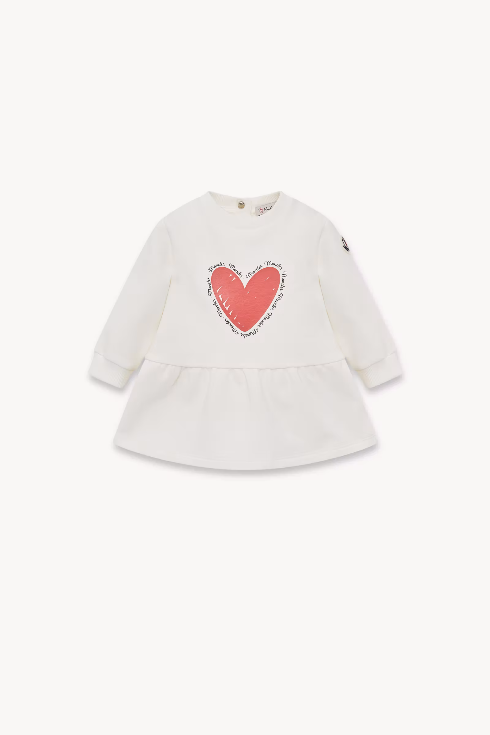 Heart Motif Cotton Dress