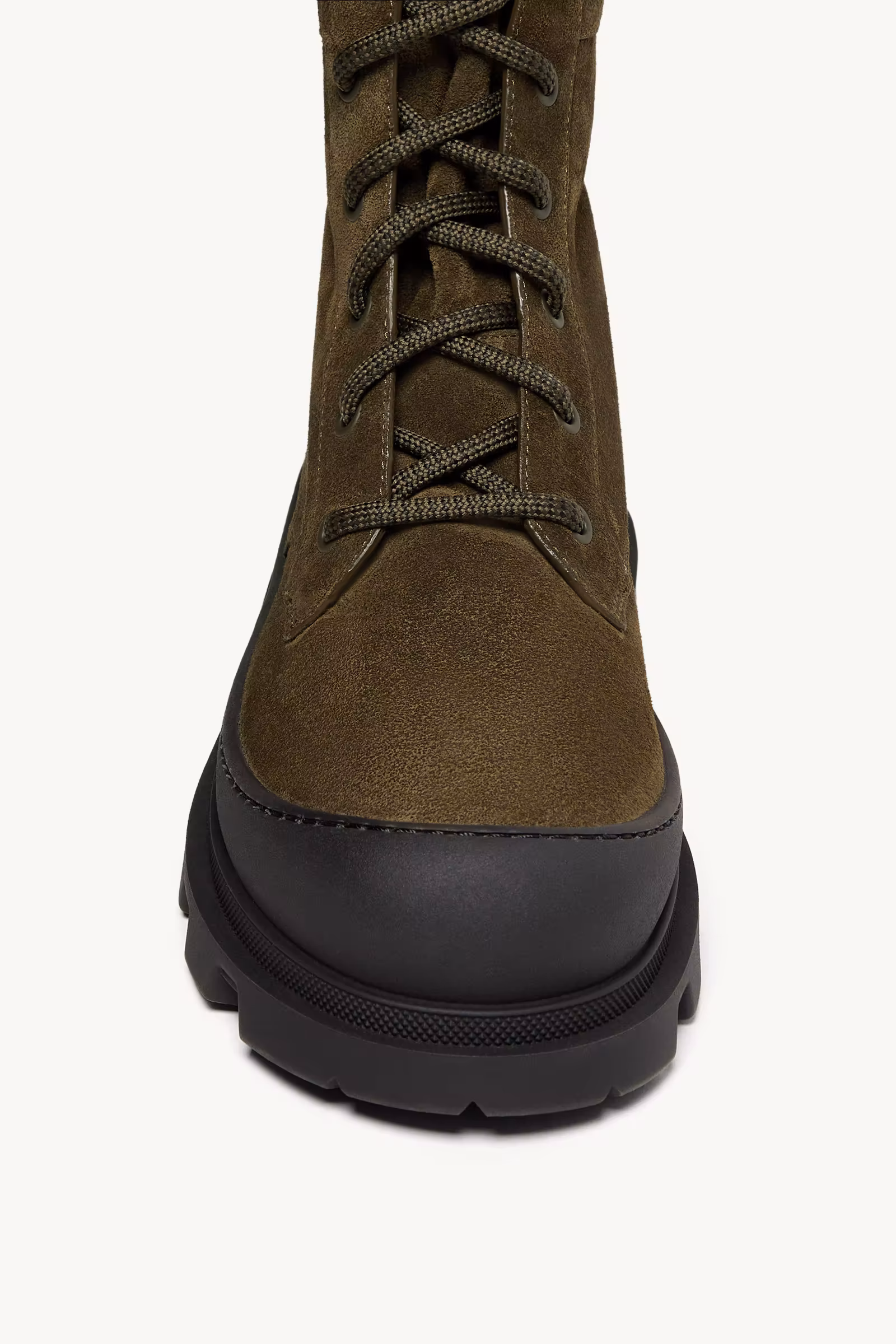 Vera High Suede Lace-Up Boots