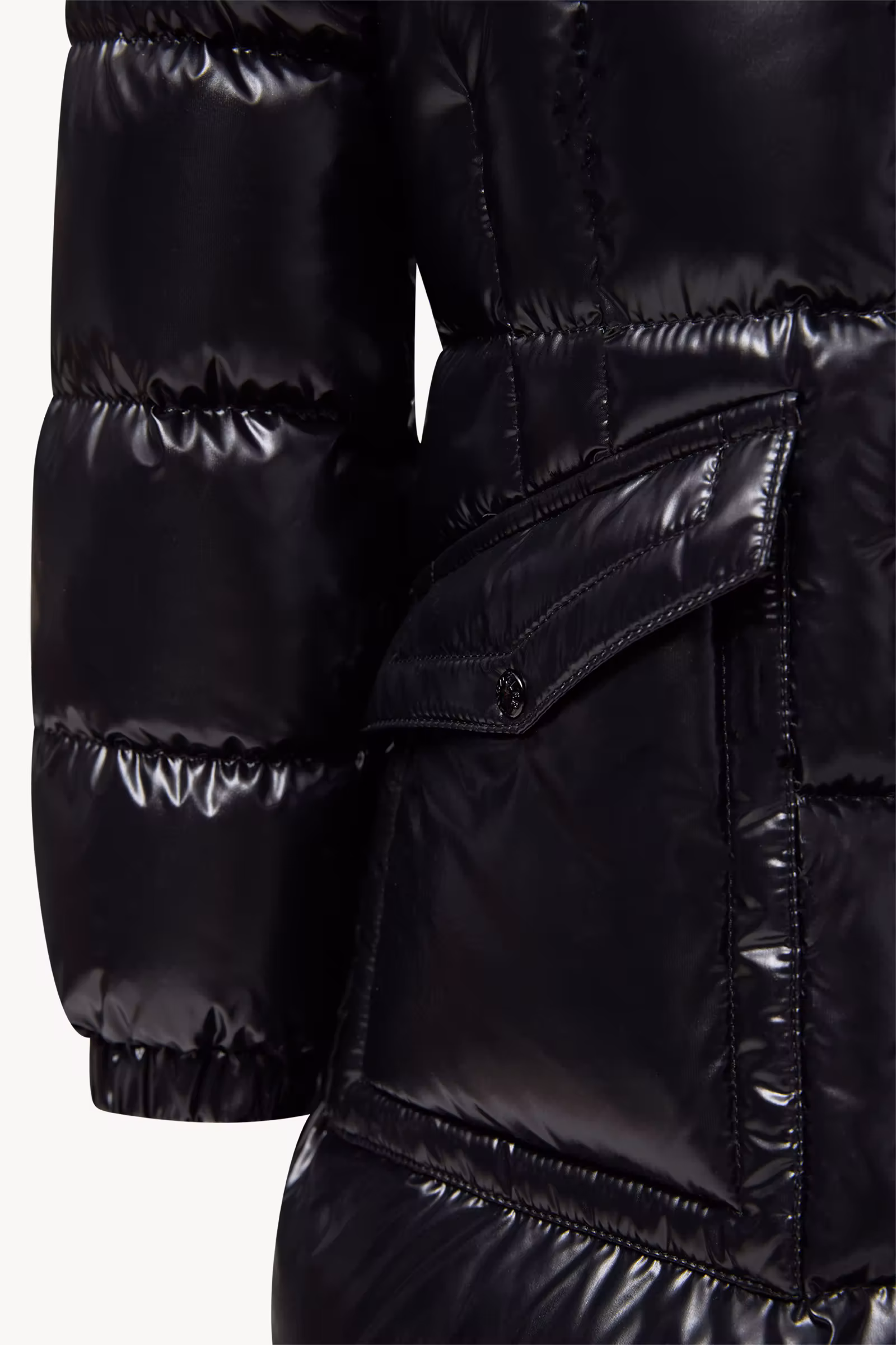 Aruna Shearling-Trimmed Hooded Down Jacket