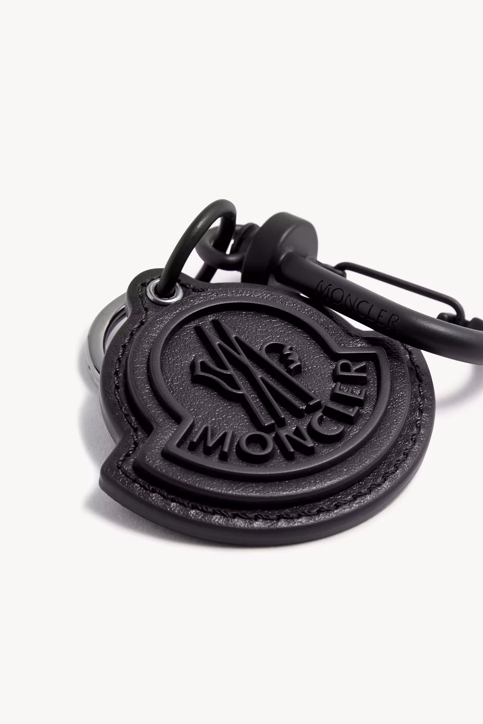 Logo Leather Key Ring
