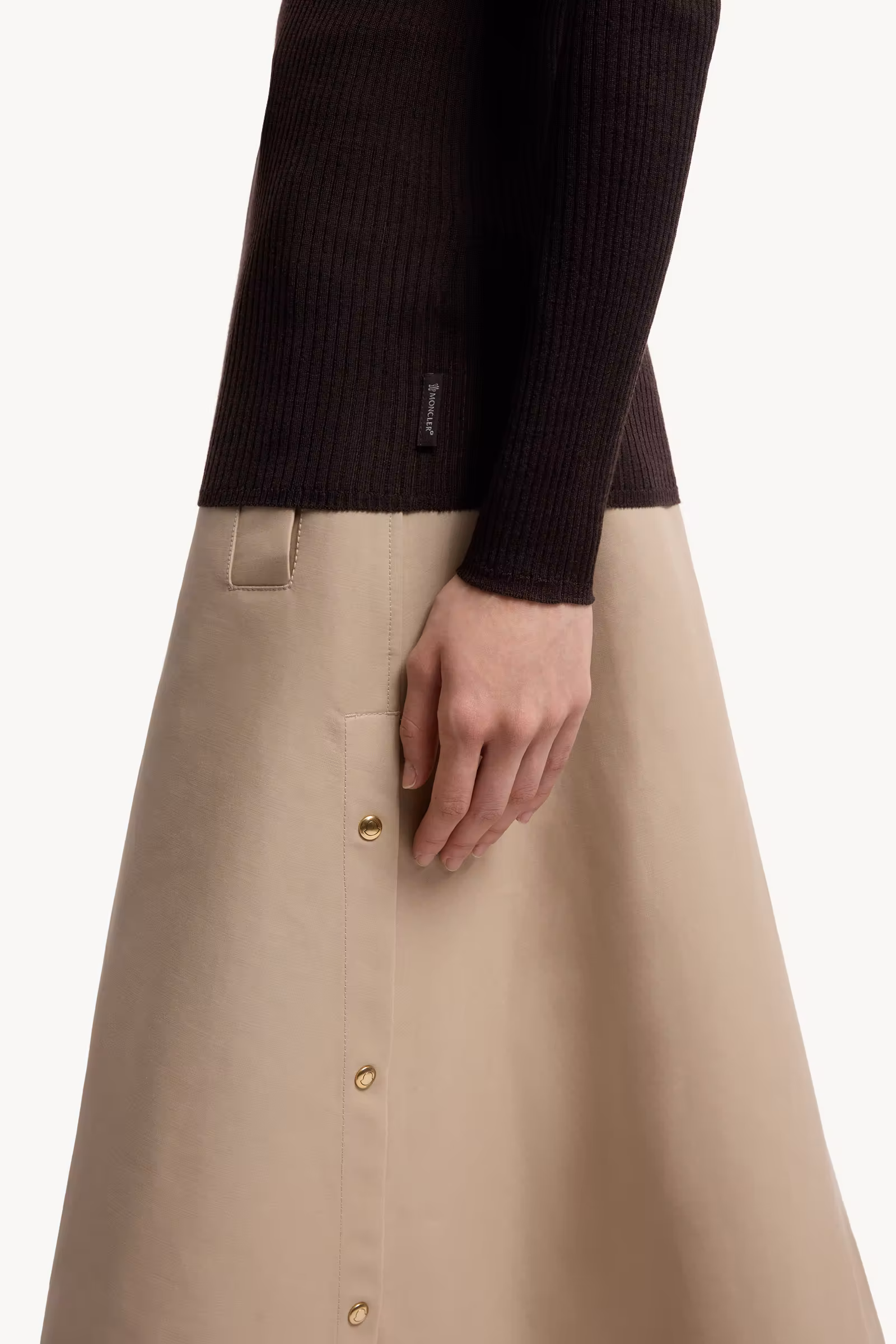 Wool Long Sleeve Polo Shirt