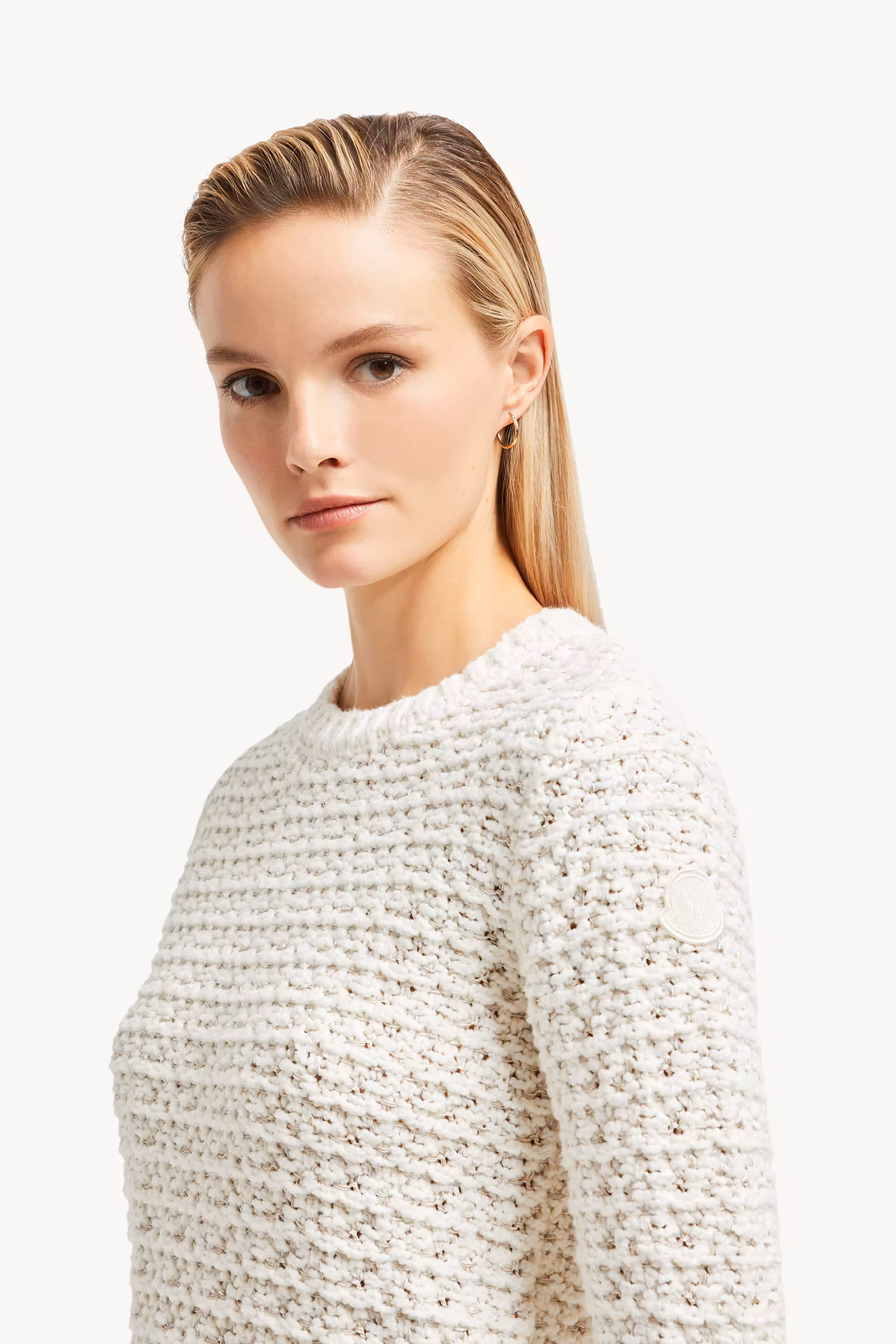 Textured Cotton Sweater