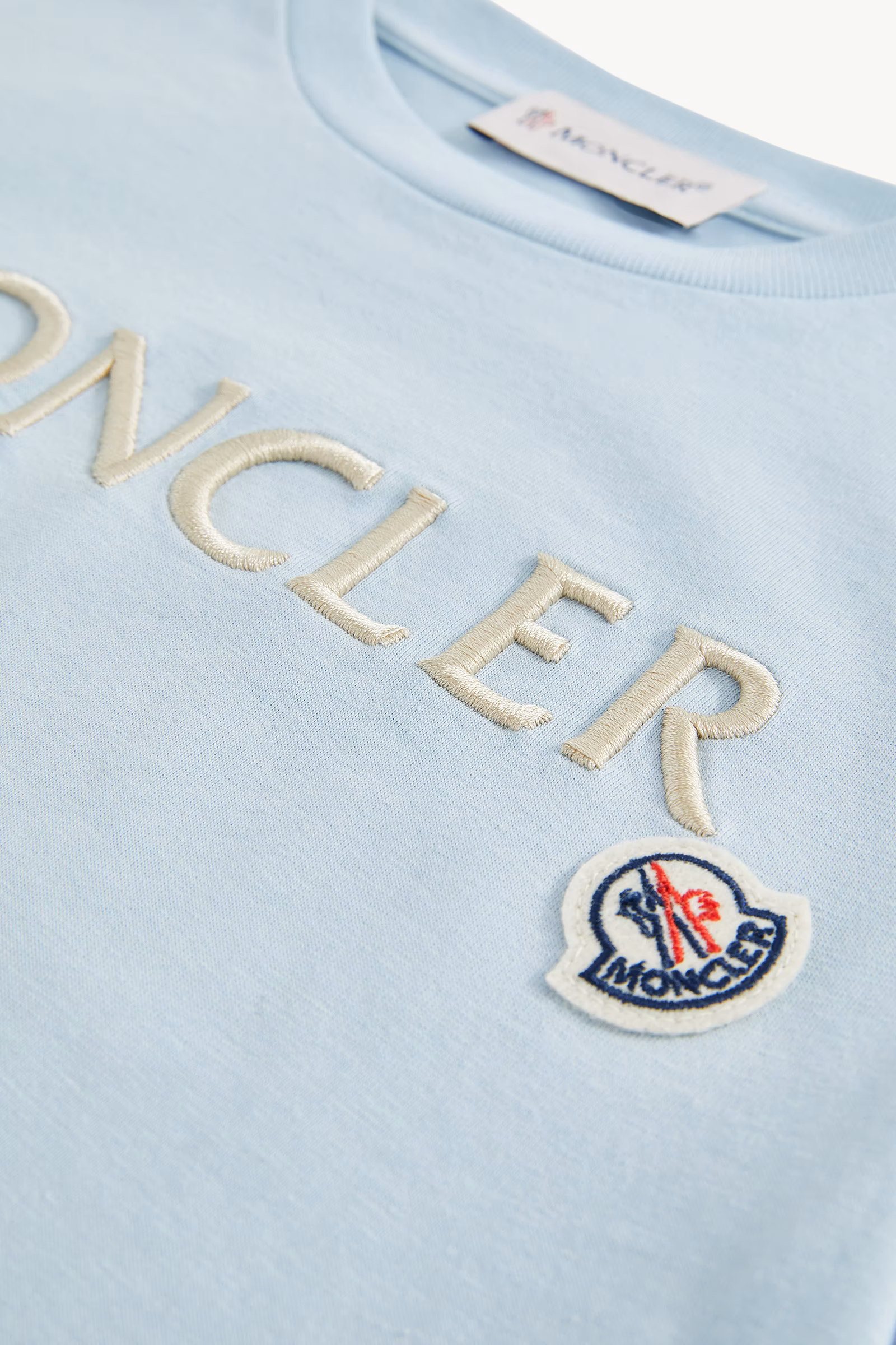 Embroidered Logo Cotton T-Shirt