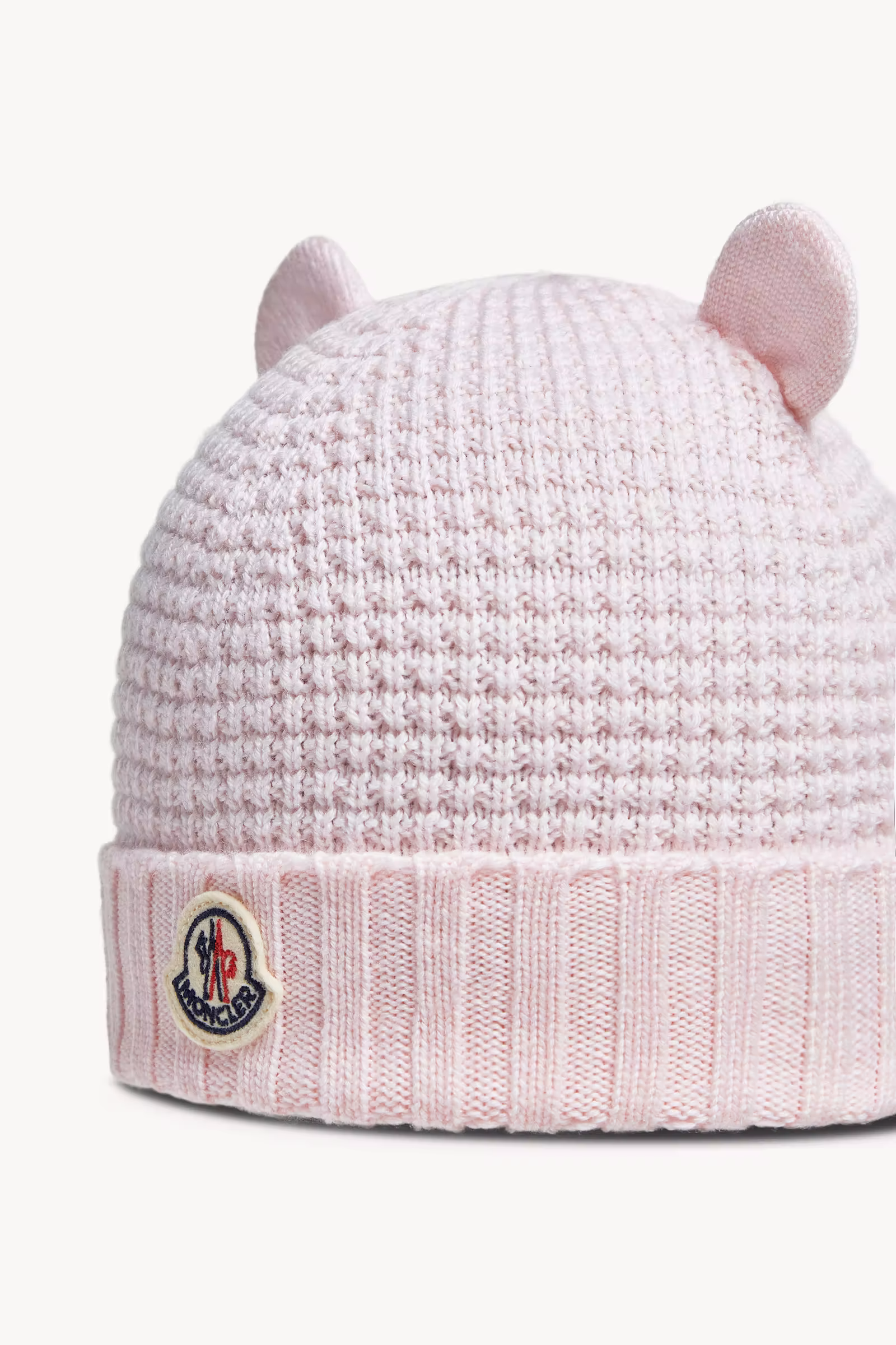 Wool Beanie with Teddy Bear Ears