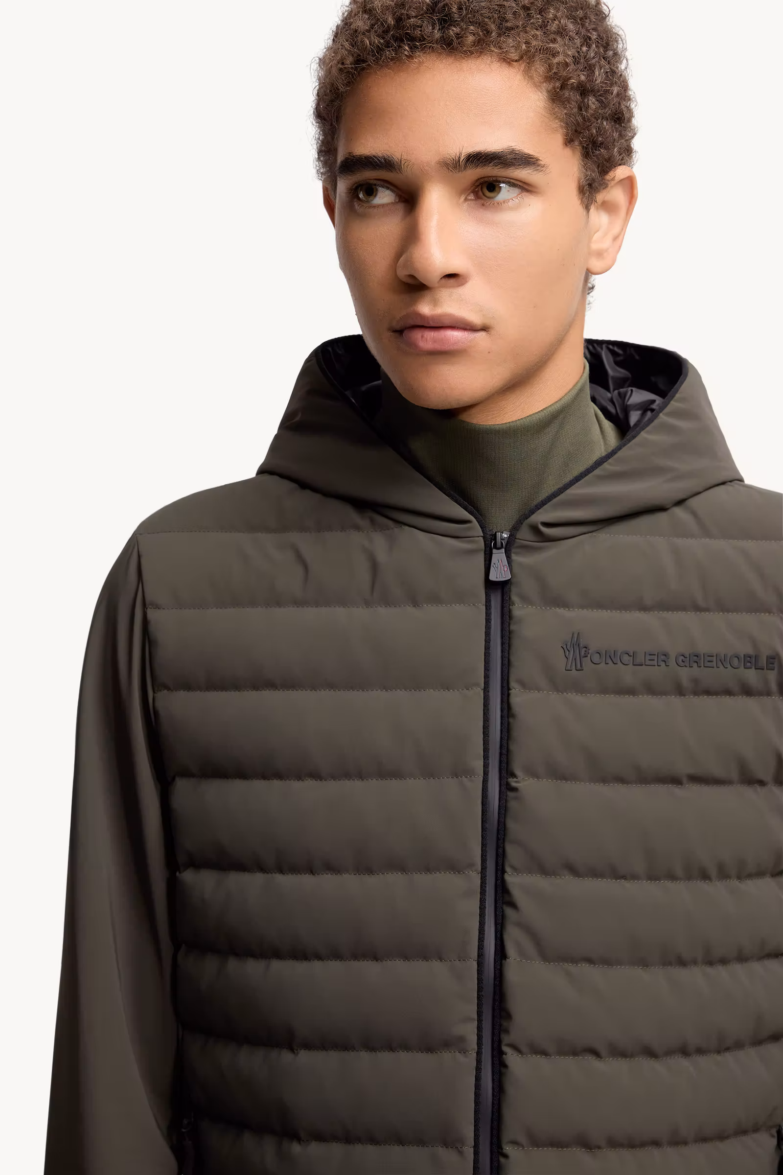 Padded Zip-Up Sweatshirt