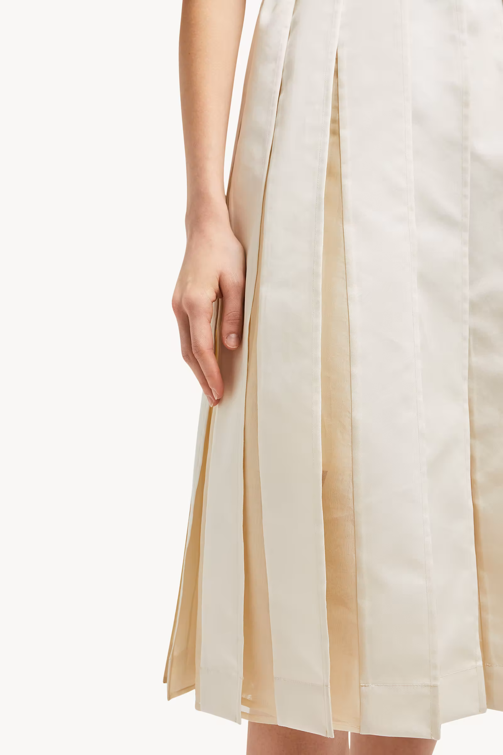 Cotton & Silk Midi Shirt Dress