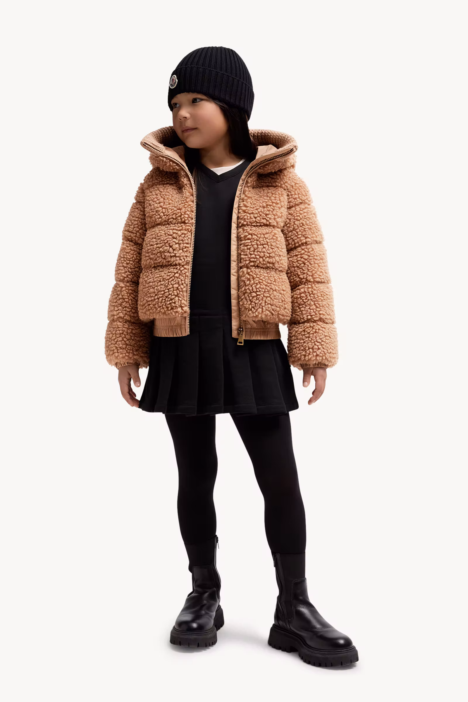 Adalbertas Teddy Hooded Down Jacket