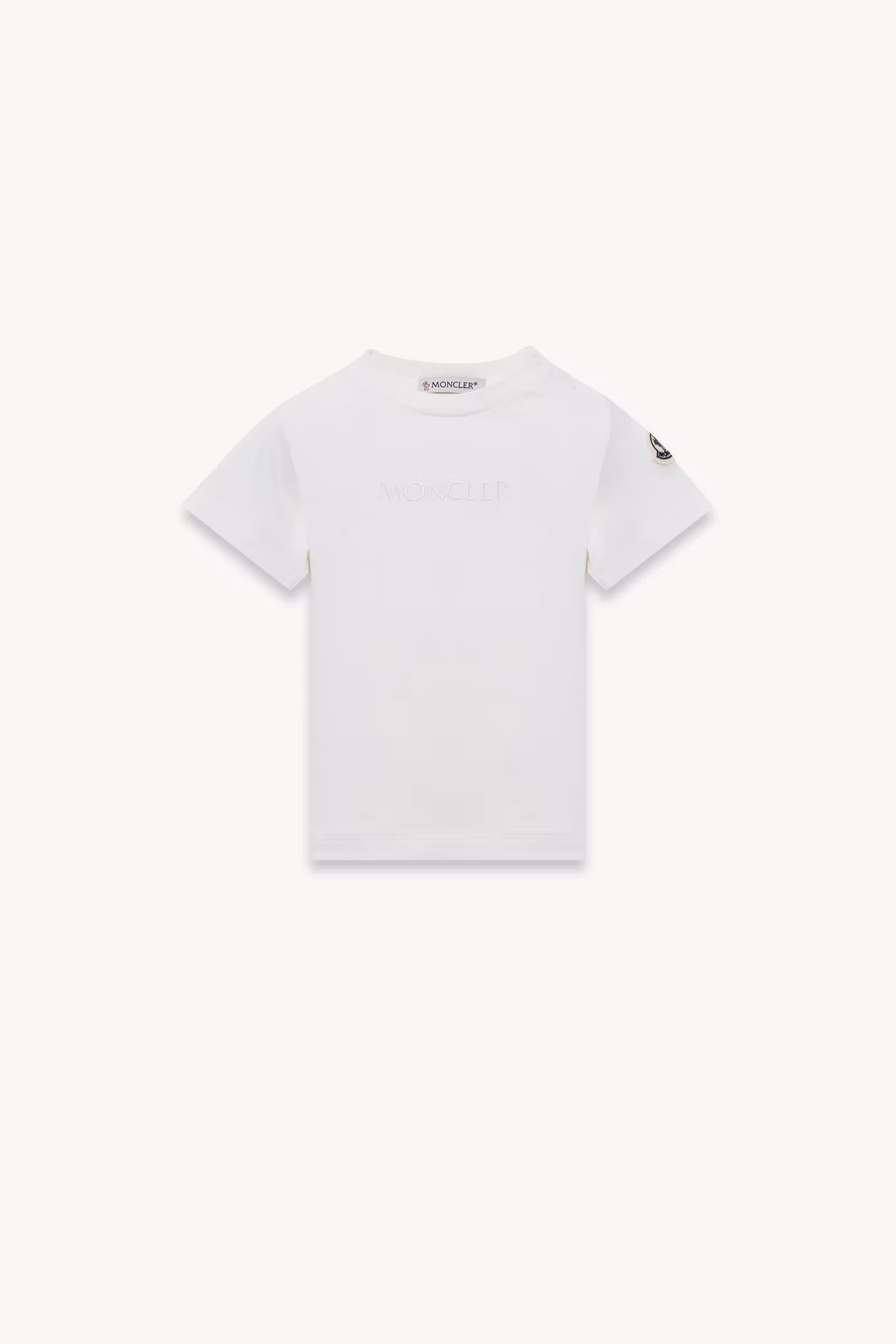 Embroidered Logo Cotton T-Shirt