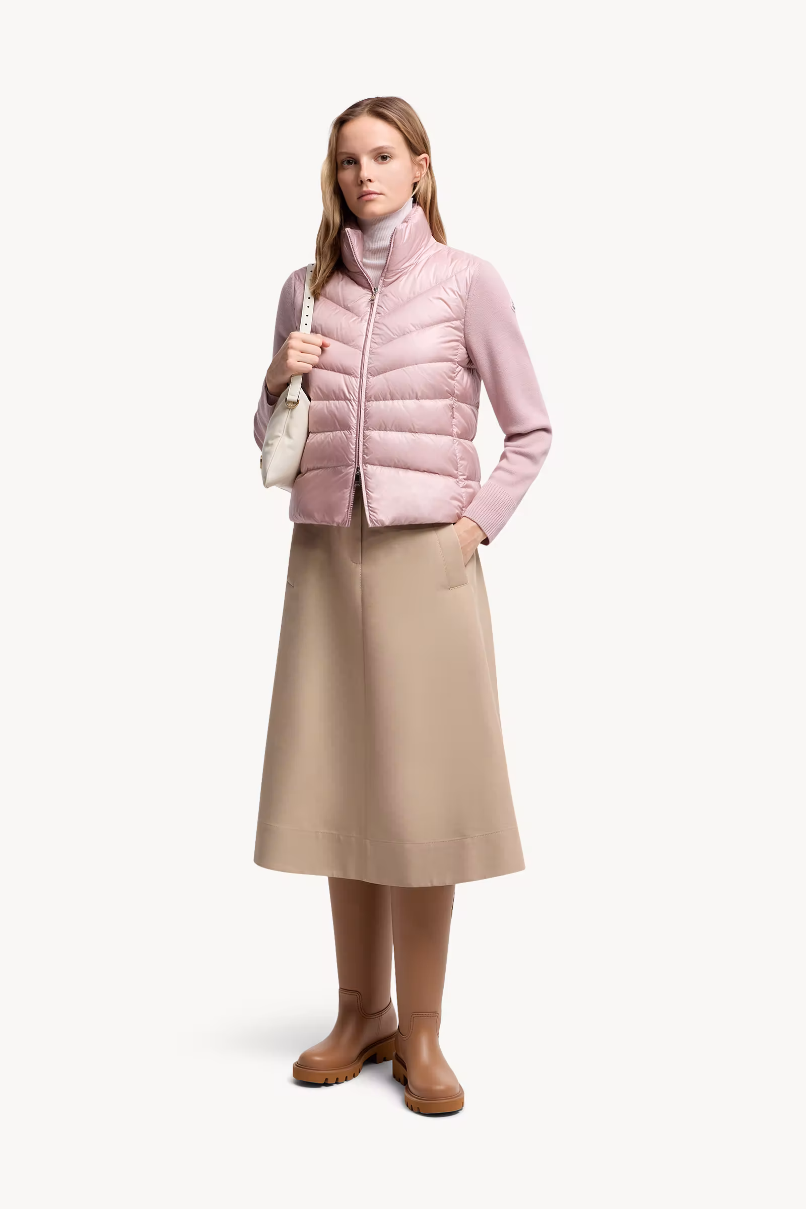 Padded Wool Cardigan