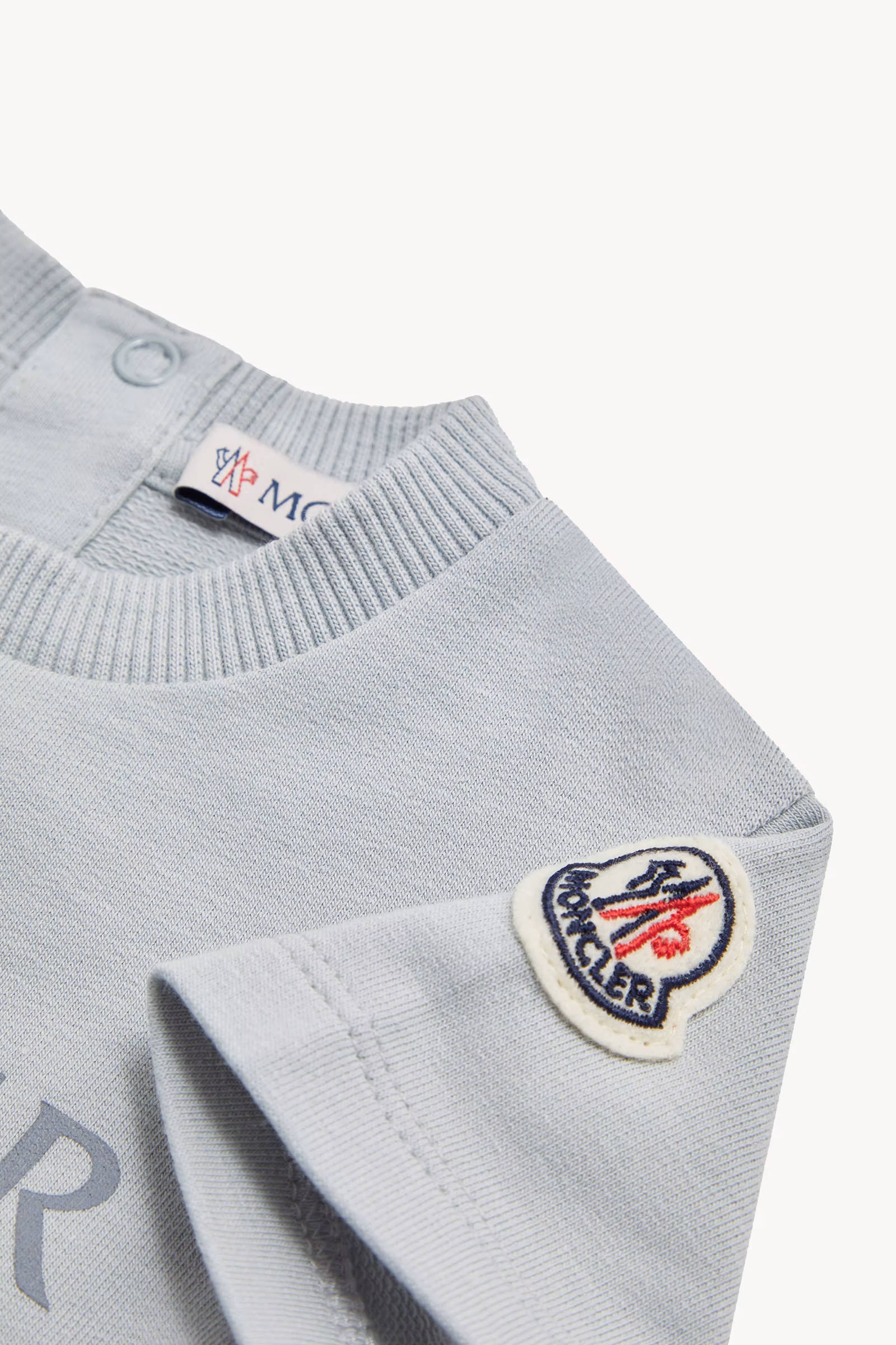 Teddy Bear Motif Cotton Romper