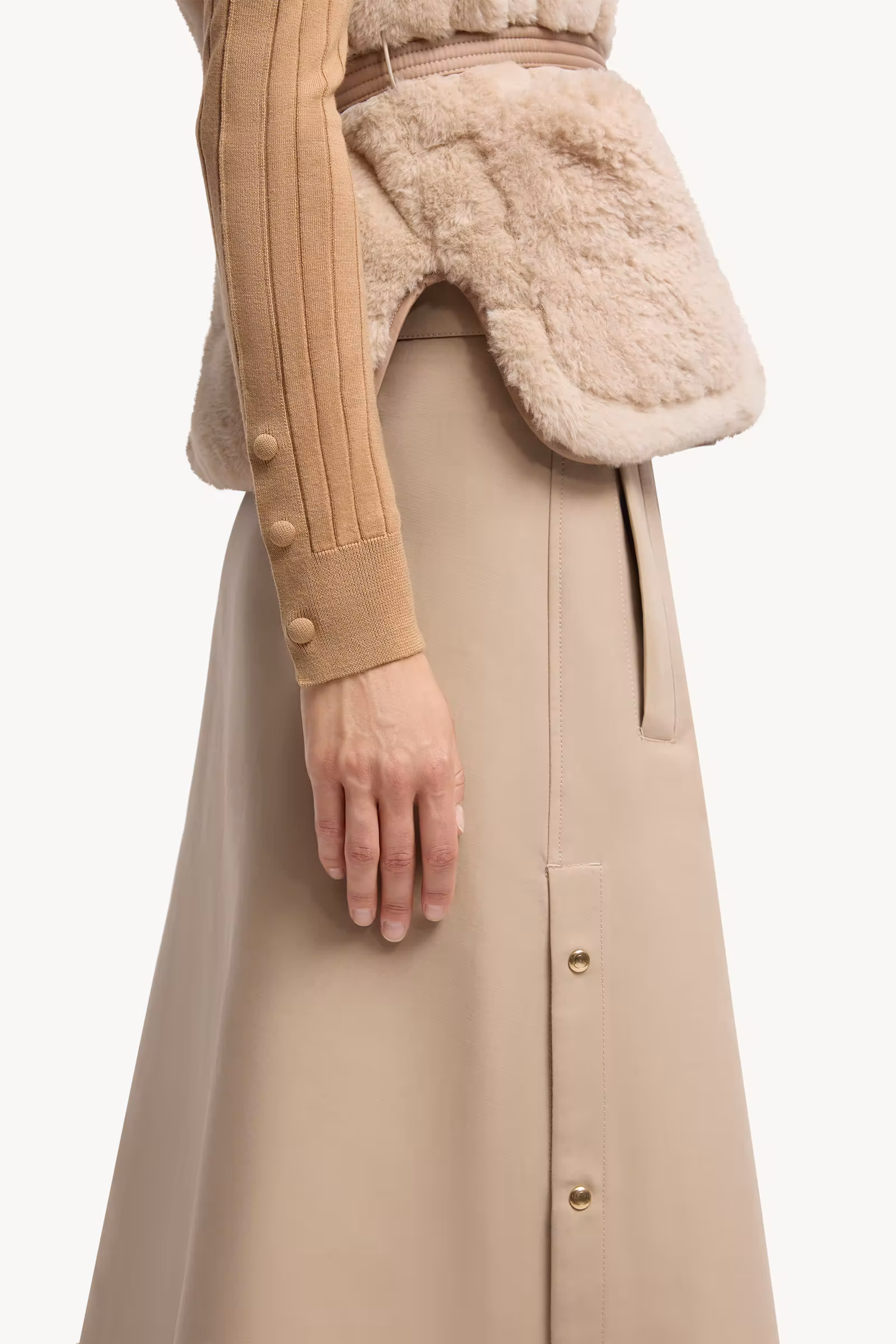 Joui Faux Fur & Teddy Down Vest