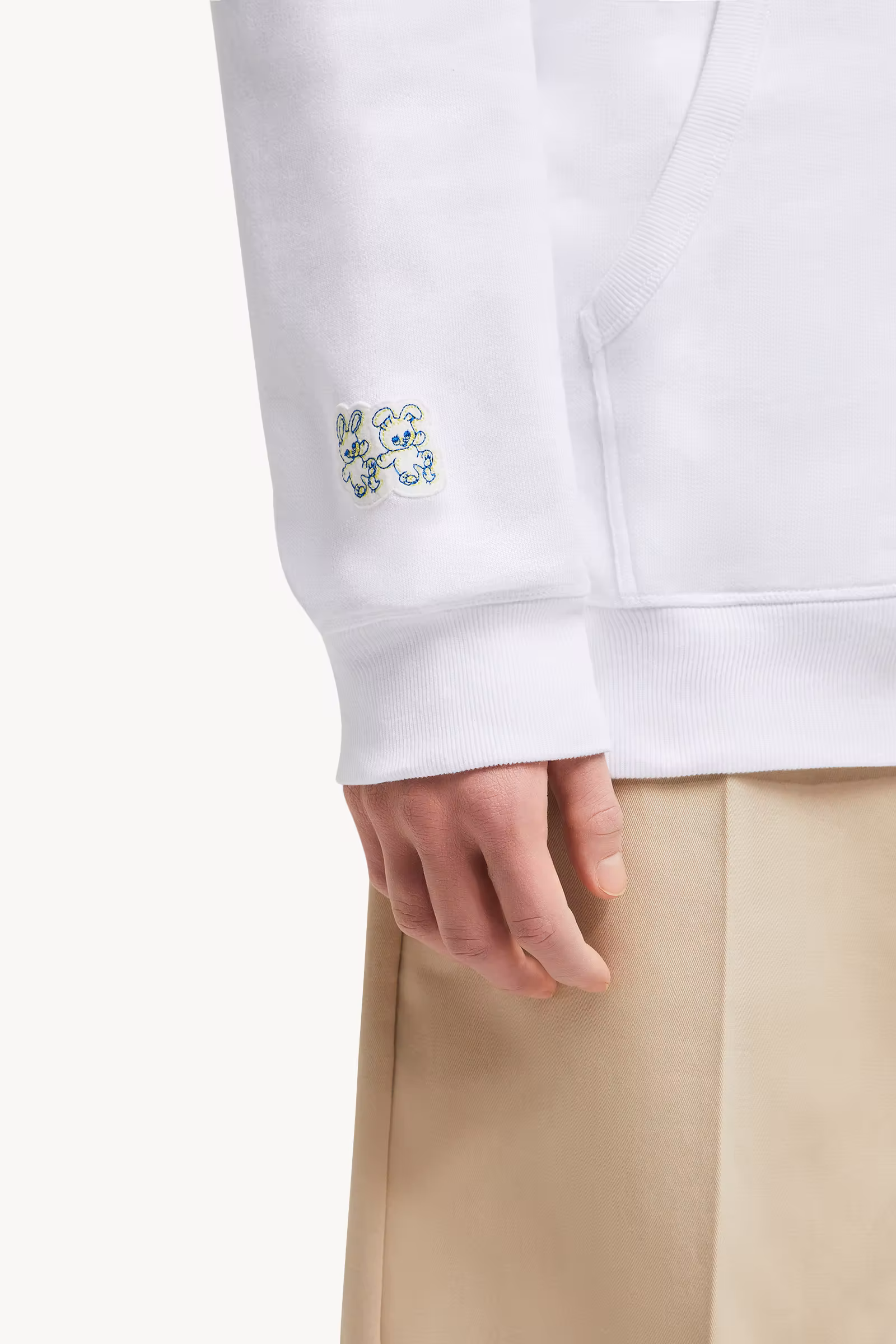 Moncler x FRGMT Cartoon Logo Cotton Hoodie