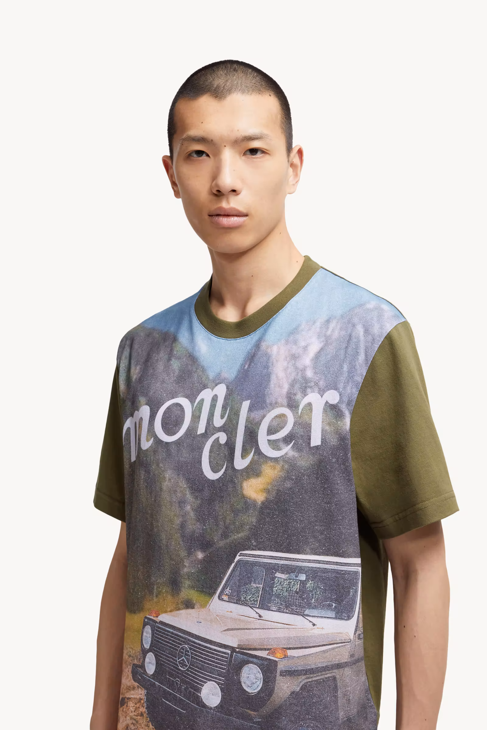 Moncler x Mercedes-Benz by NIGO Printed Cotton T-Shirt