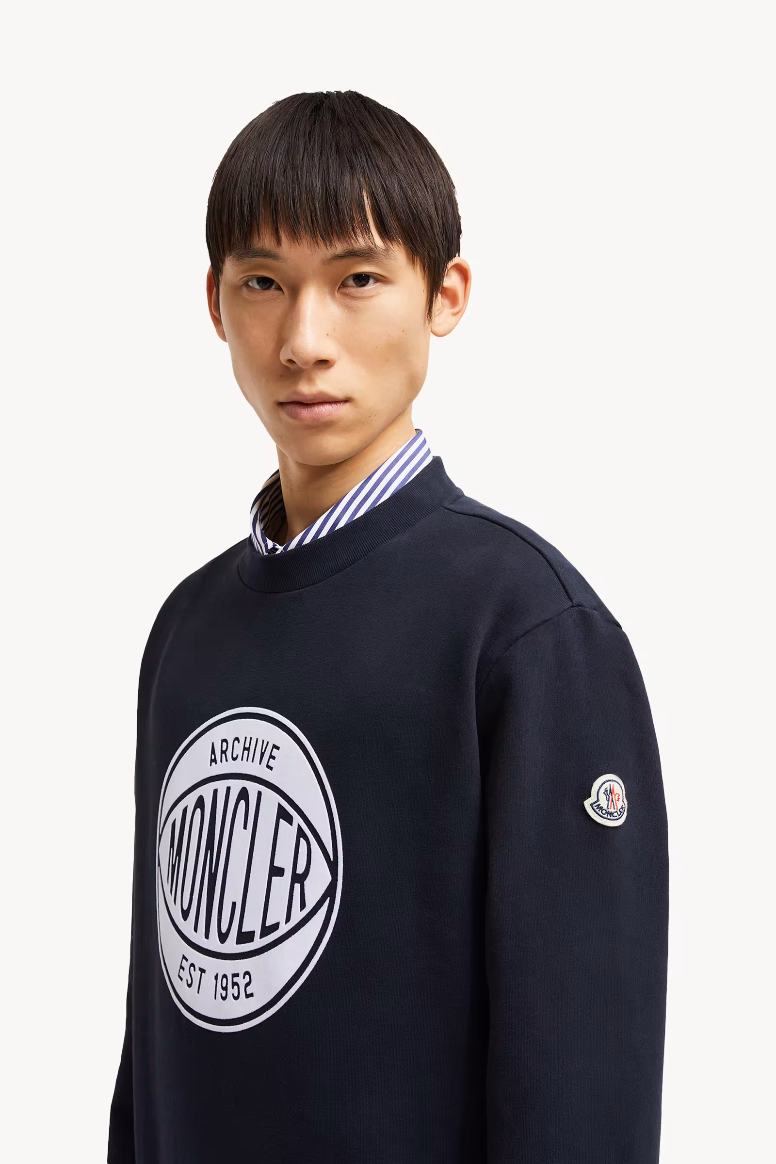 Basketball Logo Cotton Sweatshirt