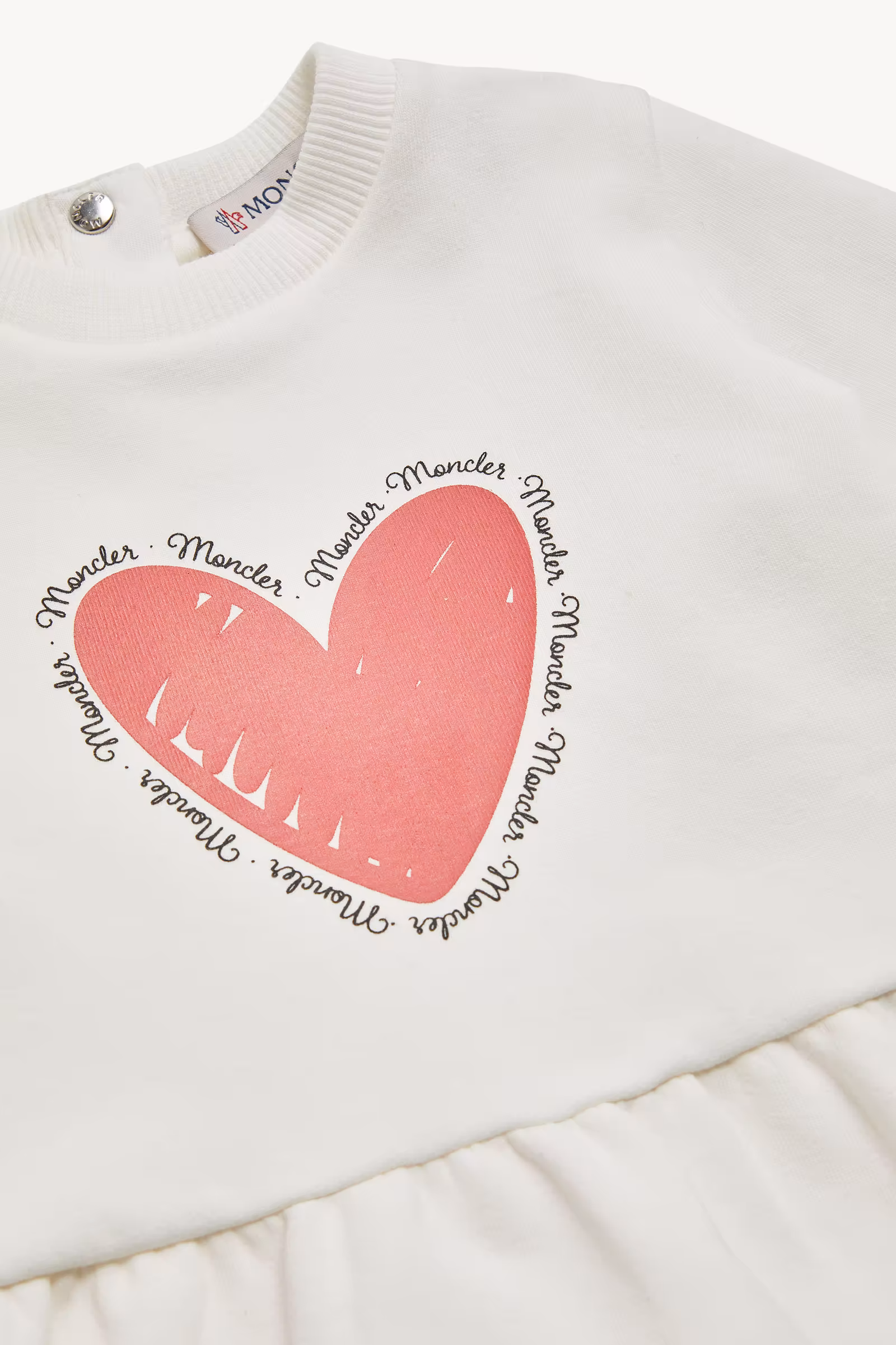 Heart Motif Cotton Dress