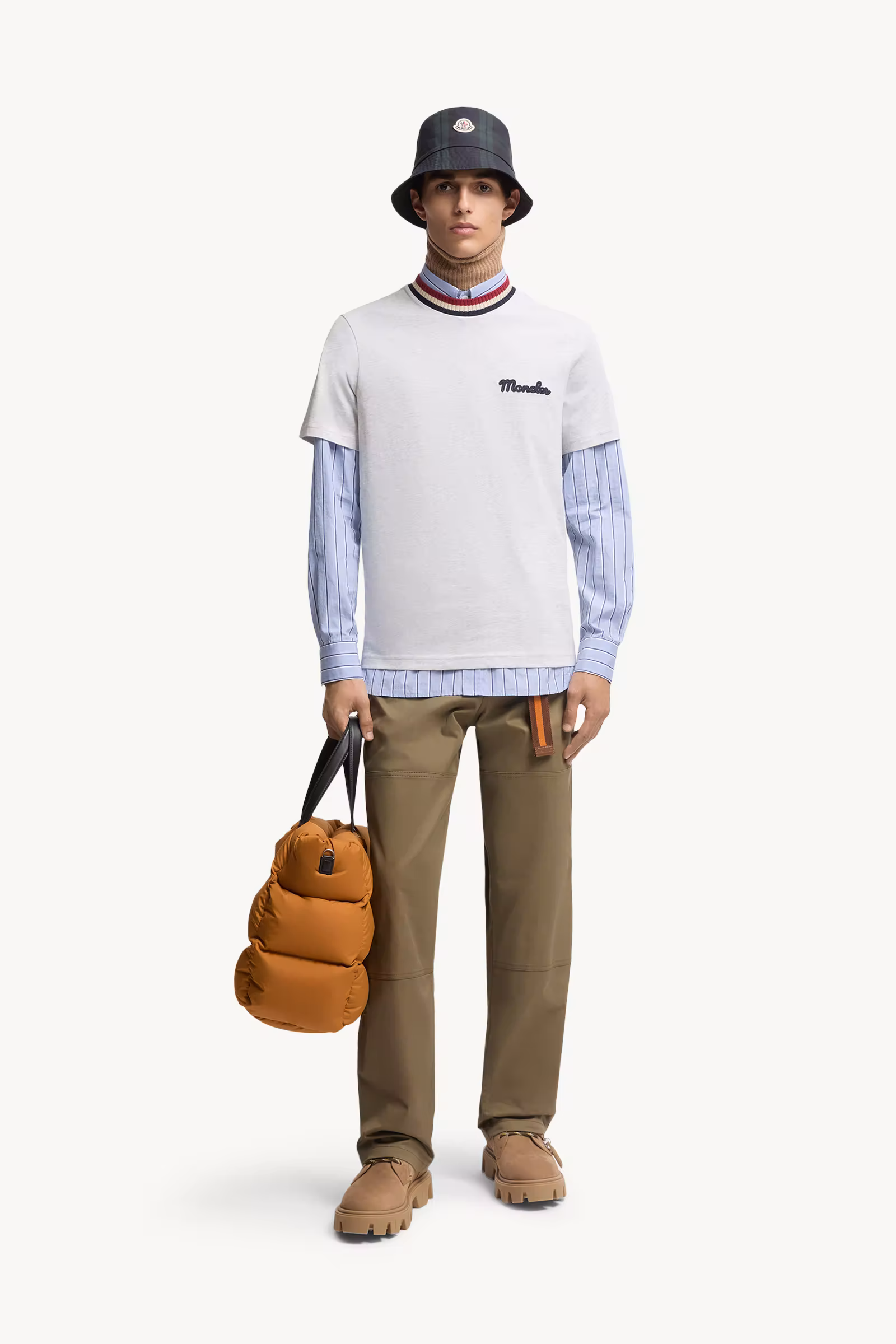 Embroidered Logo Cotton T-Shirt